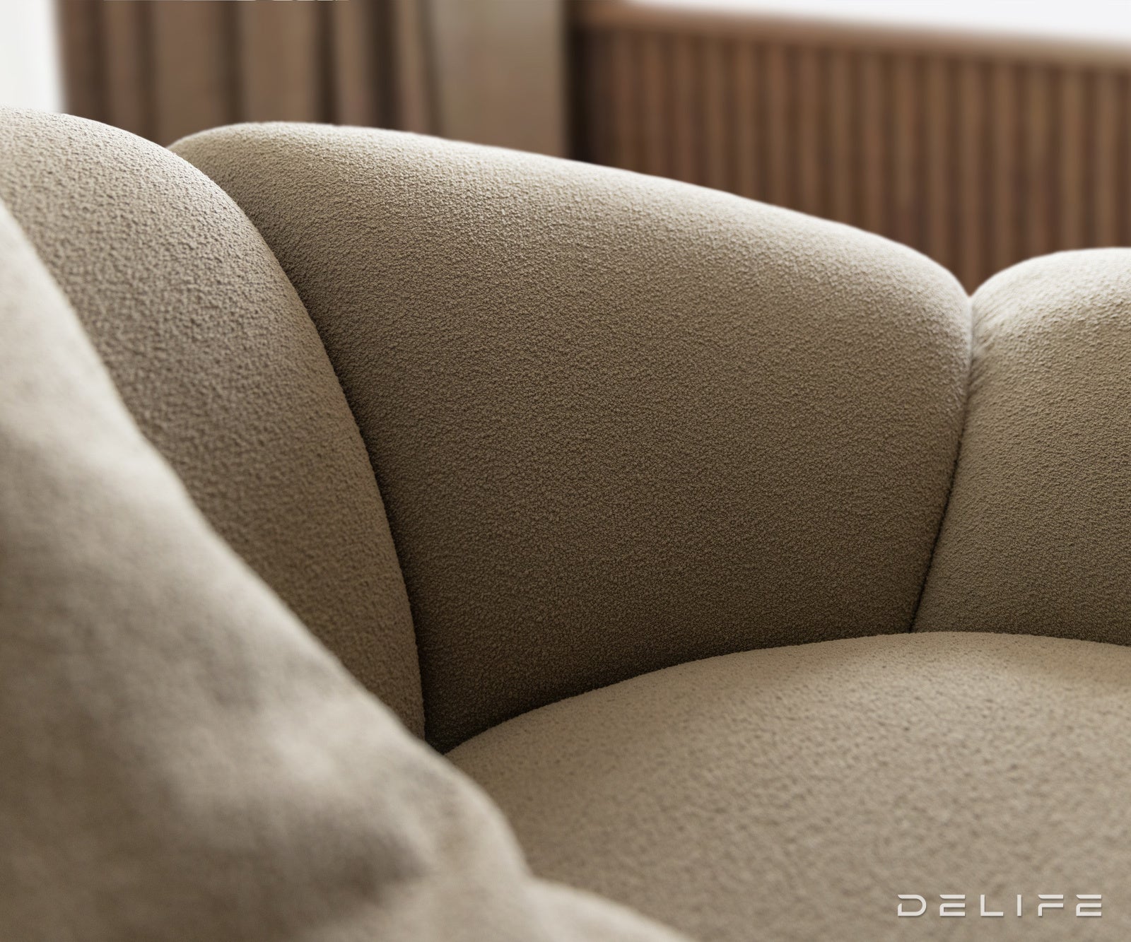 Kavč Lunna 368x175cm, Material: Bukle