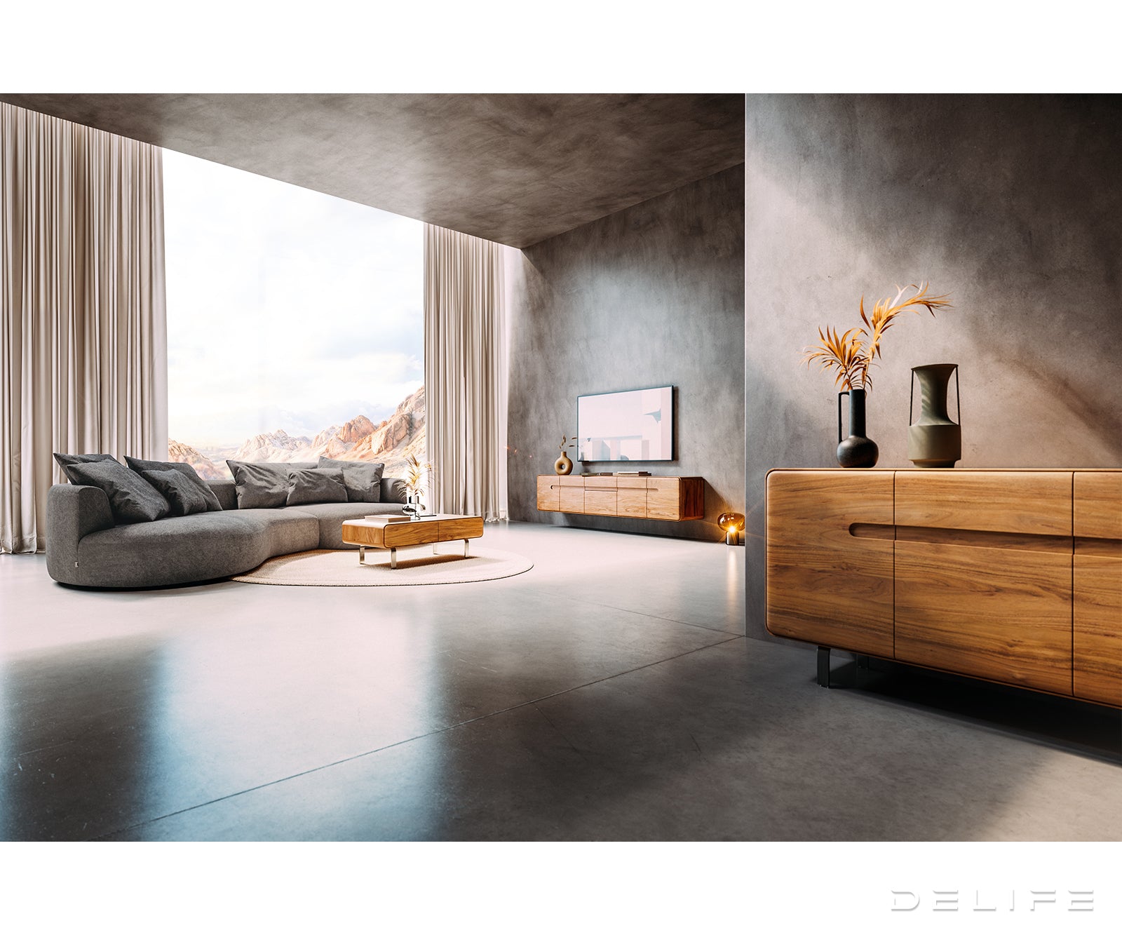 Klubska mizica Anaya 100x50cm, Material: Akacija