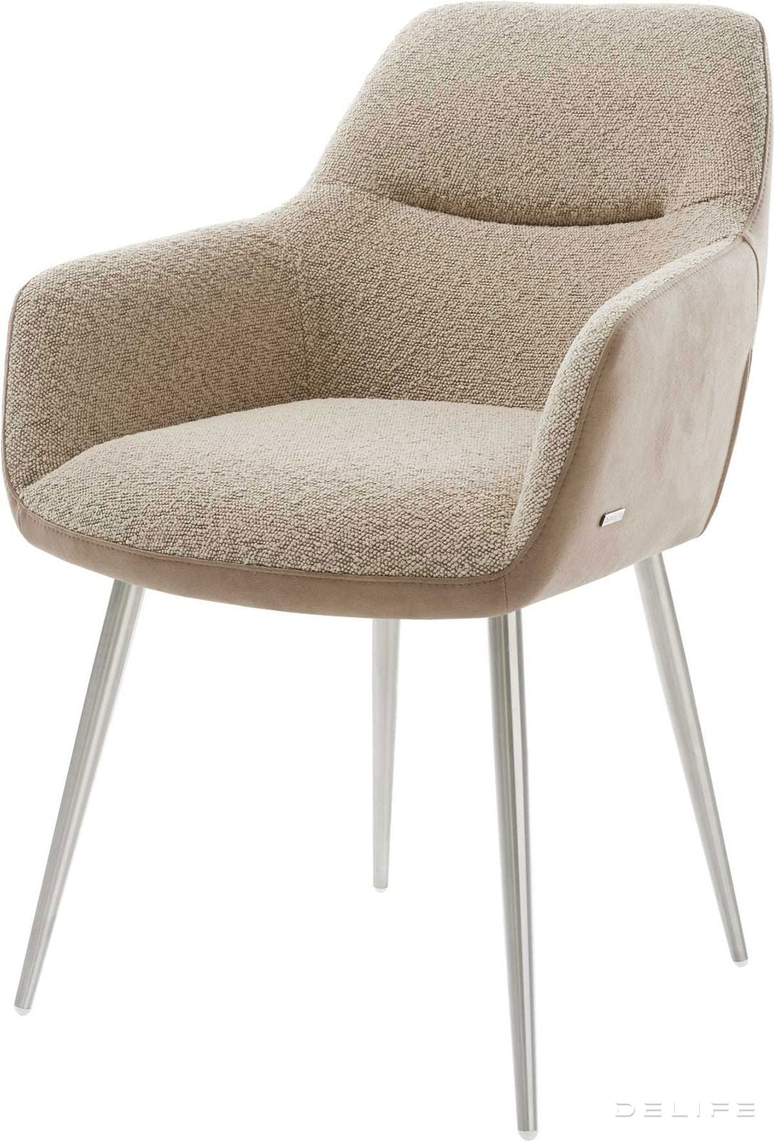 Jedilni stol Pejo, Material: Mikrofibra/Bukle