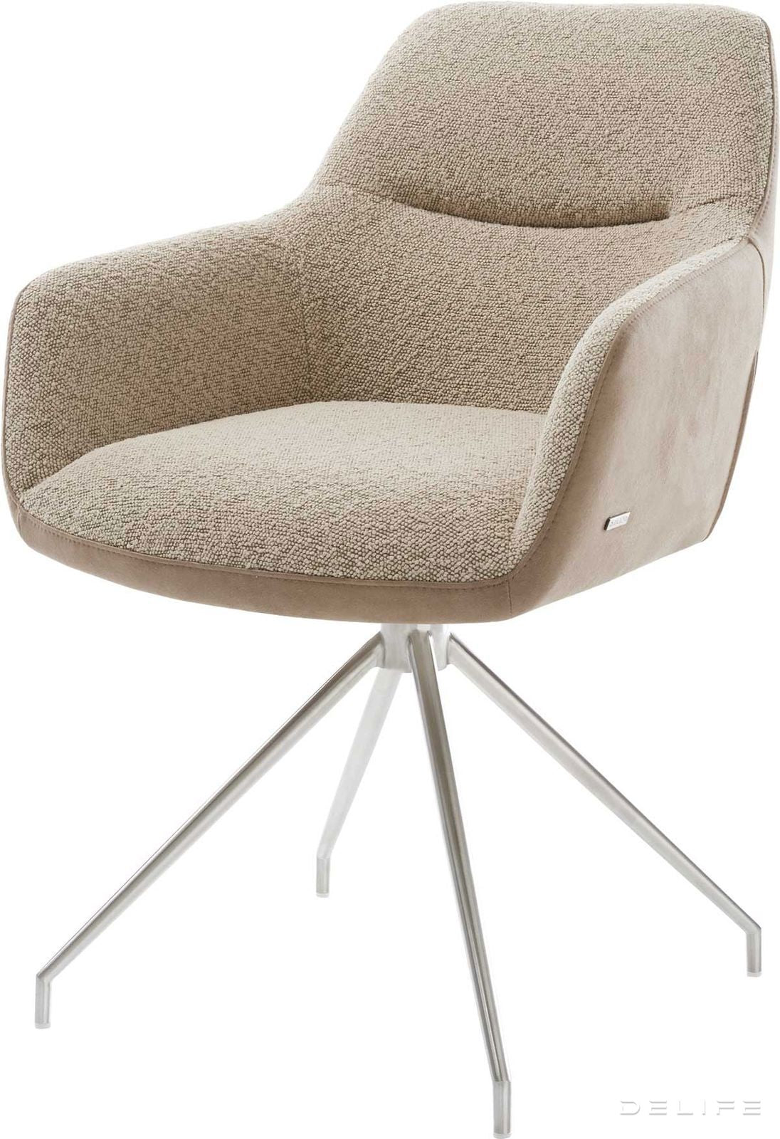 Jedilni stol Pejo, Material: Mikrofibra/Bukle