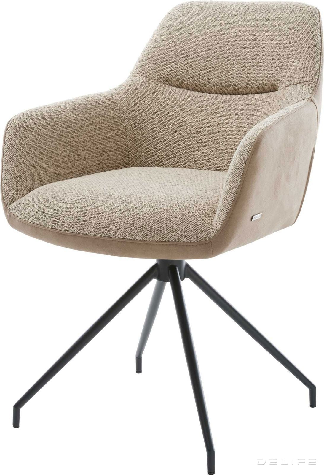 Jedilni stol Pejo, Material: Mikrofibra/Bukle