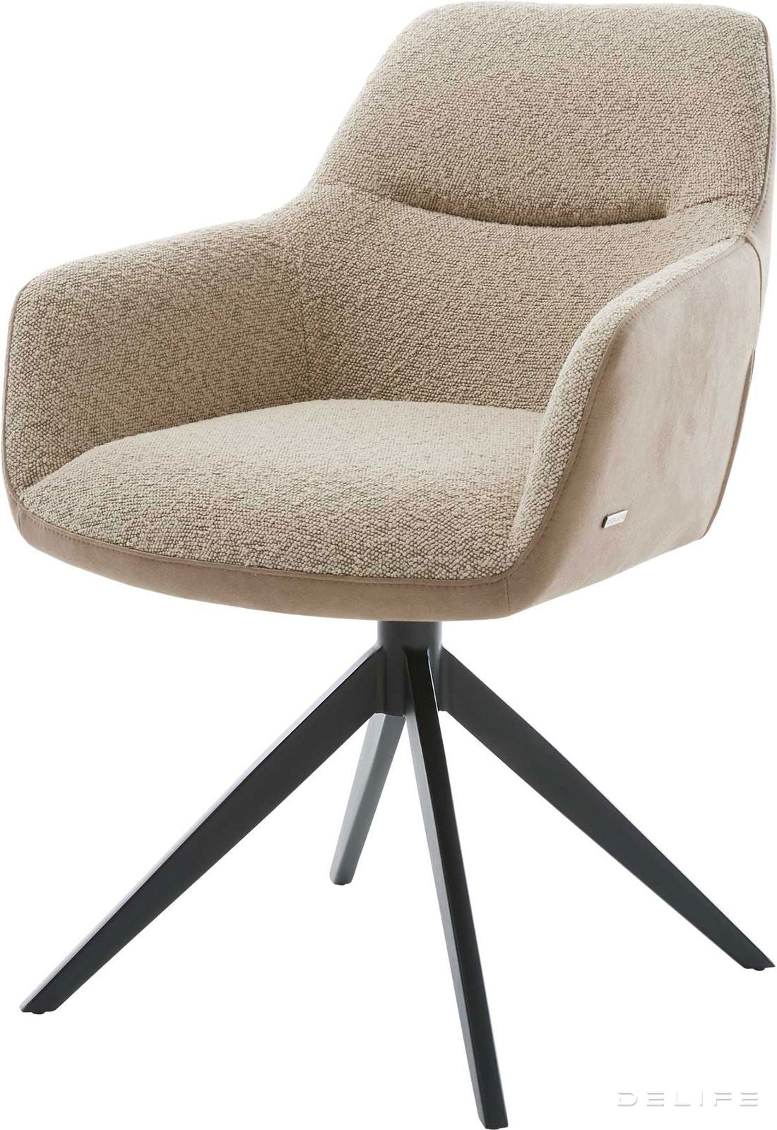 Jedilni stol Pejo, Material: Mikrofibra/Bukle