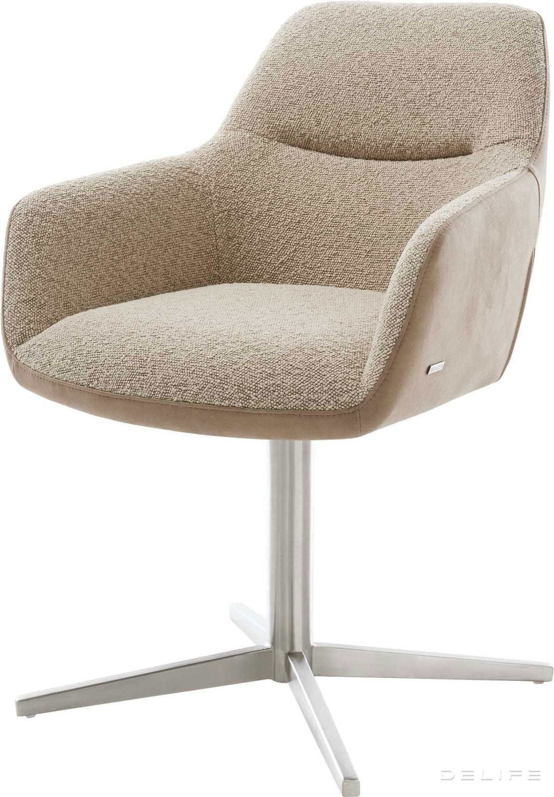 Jedilni stol Pejo, Material: Mikrofibra/Bukle