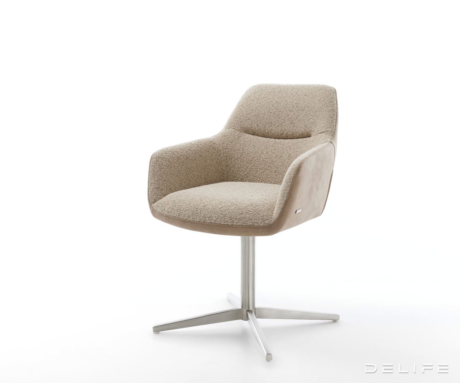 Jedilni stol Pejo, Material: Mikrofibra/Bukle