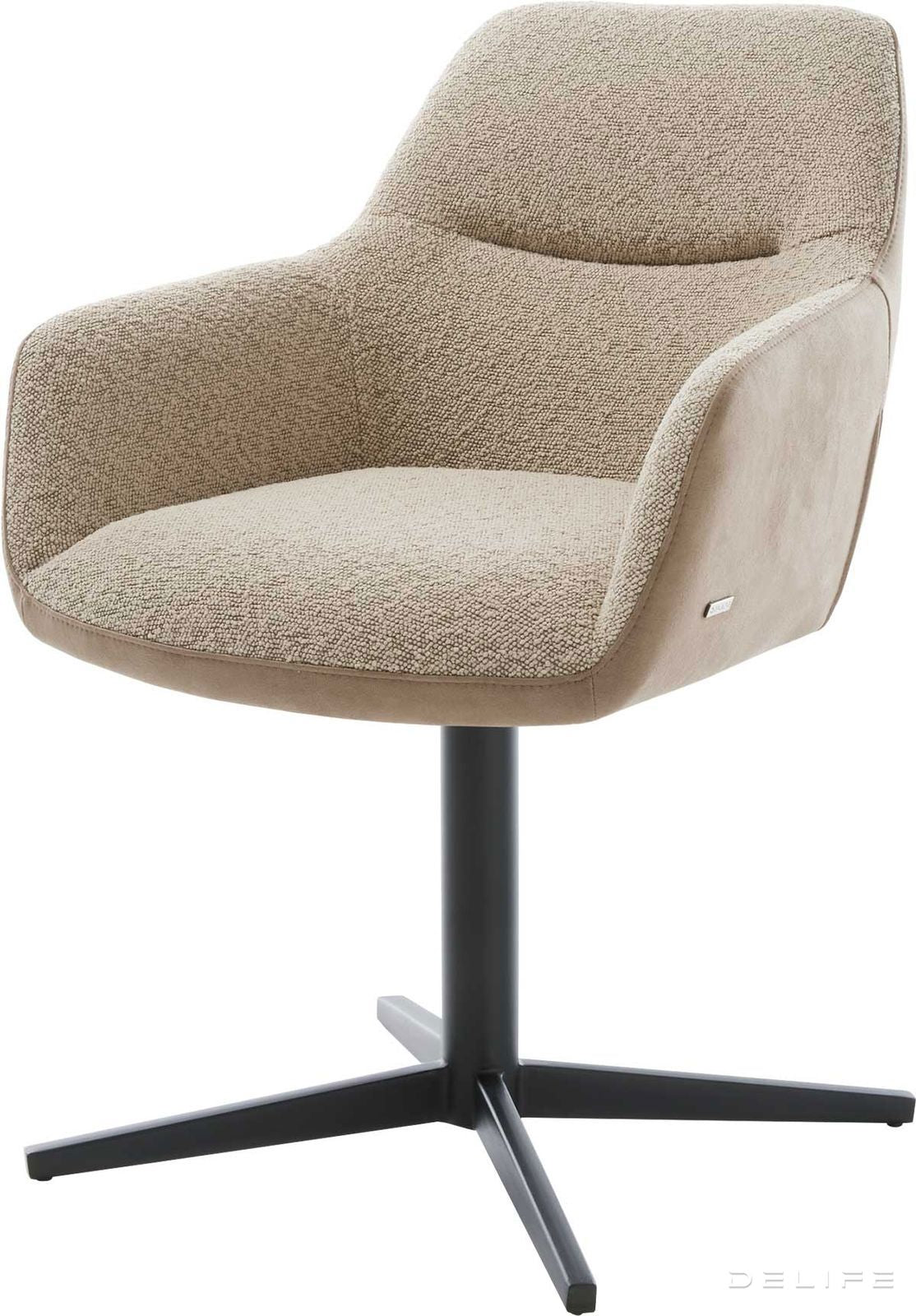 Jedilni stol Pejo, Material: Mikrofibra/Bukle