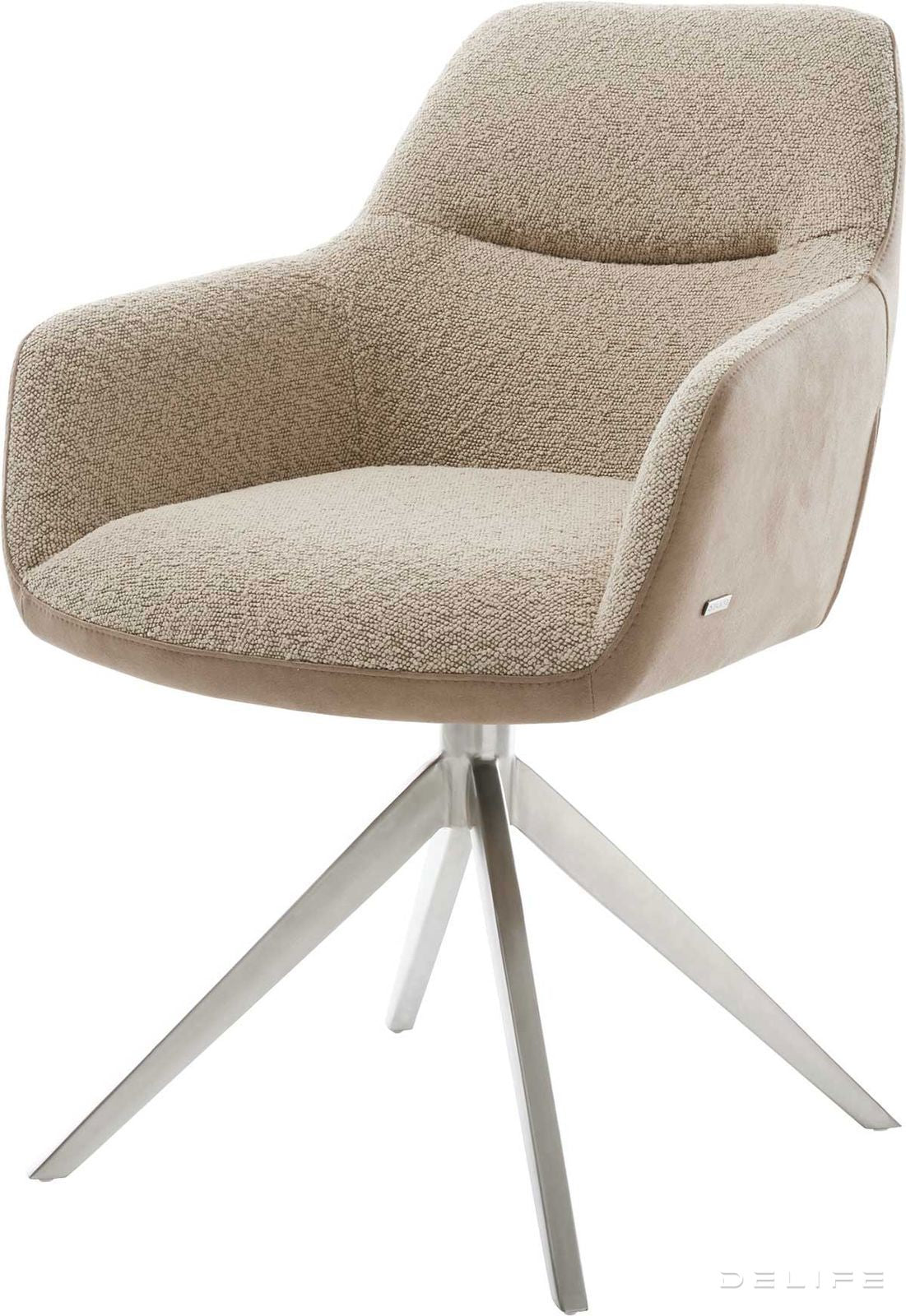 Jedilni stol Pejo, Material: Mikrofibra/Bukle