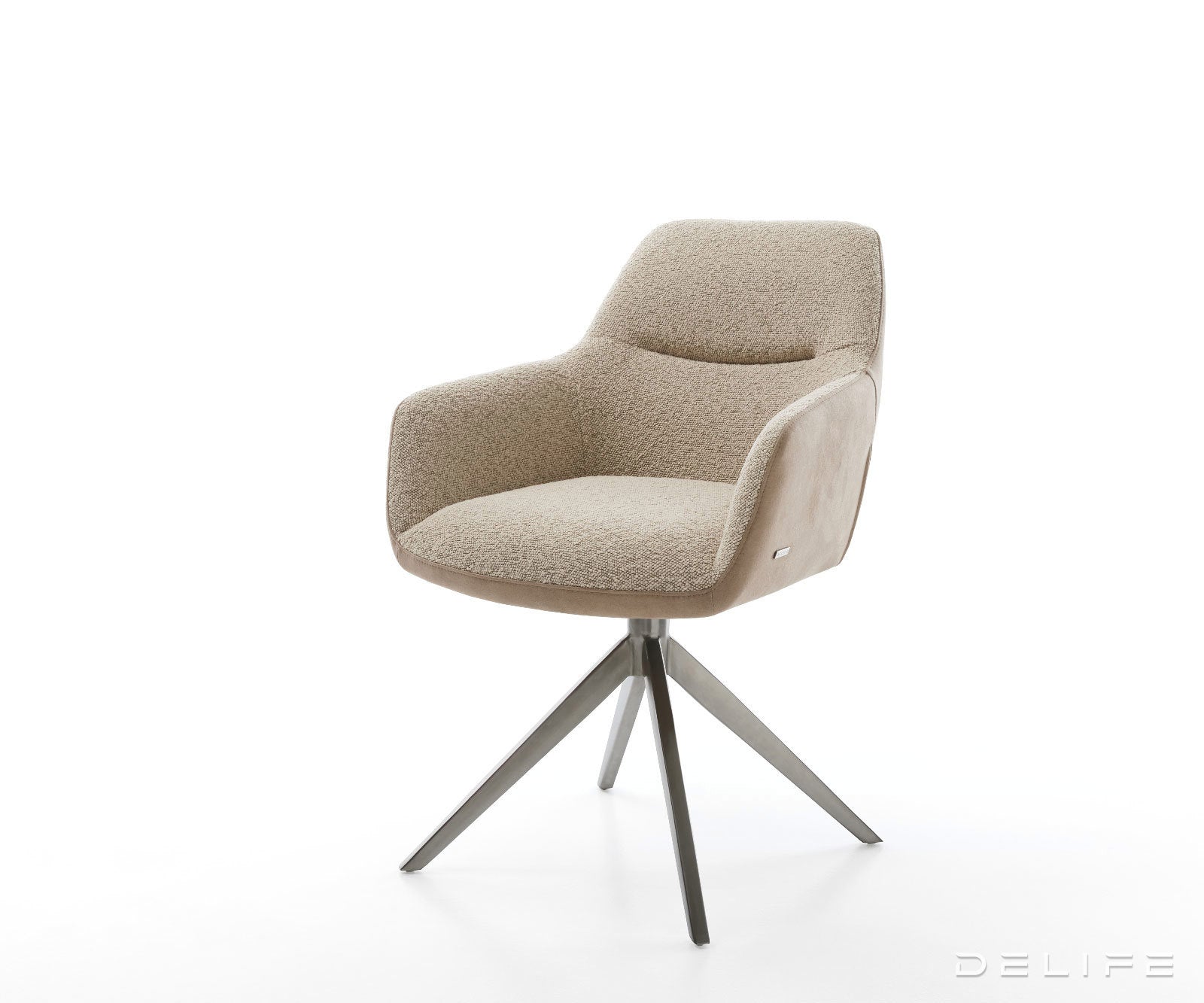 Jedilni stol Pejo, Material: Mikrofibra/Bukle