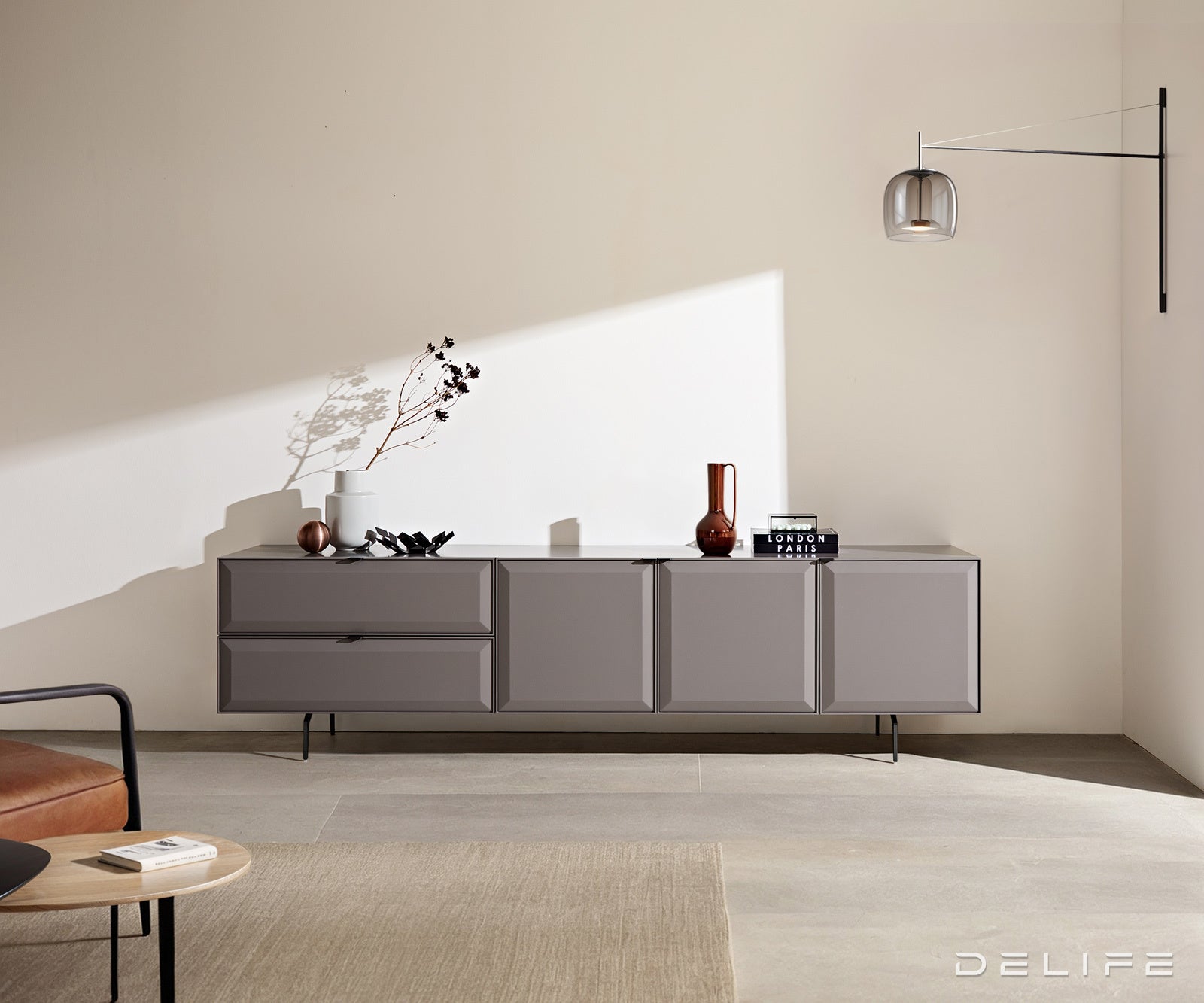 TV omarica Marellia 220 cm, Material: MDF