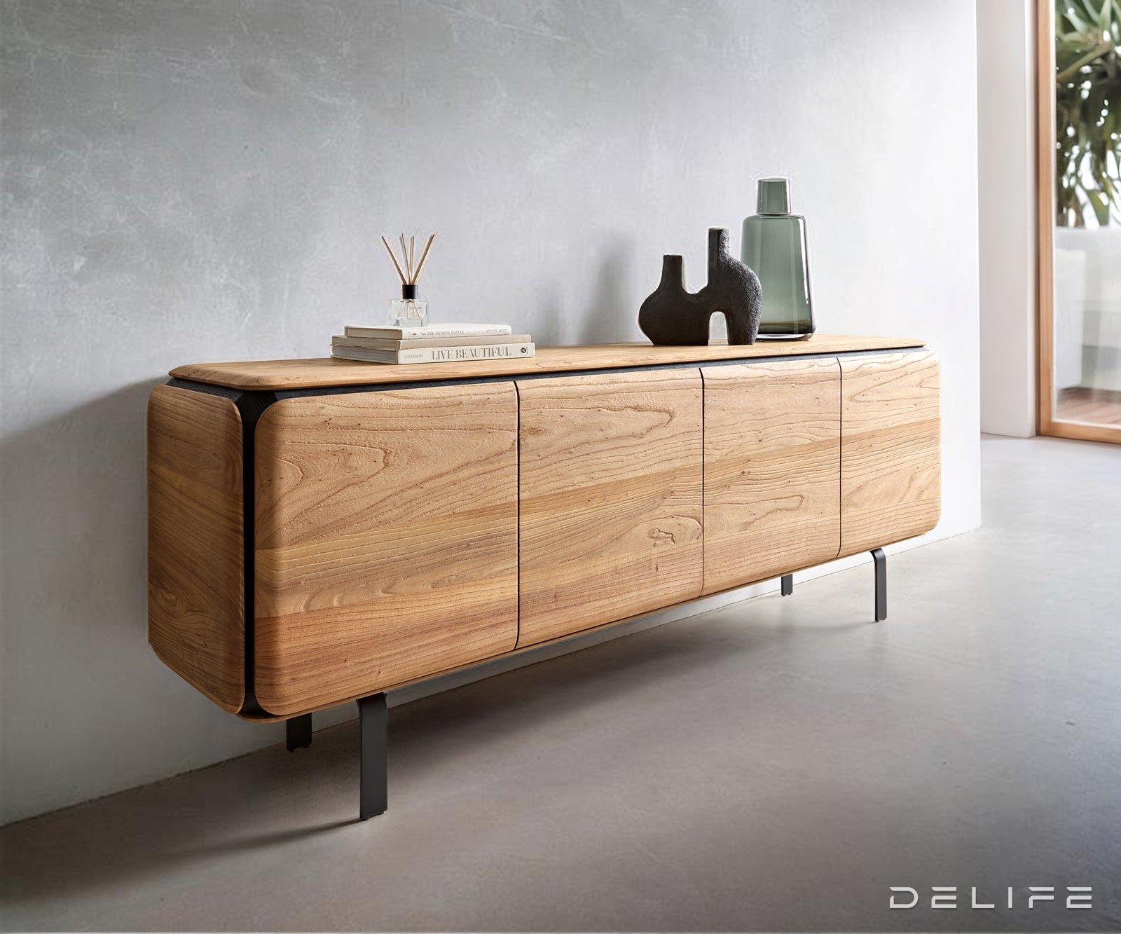 Komoda Giacinto 185x41cm, Material: Brijest