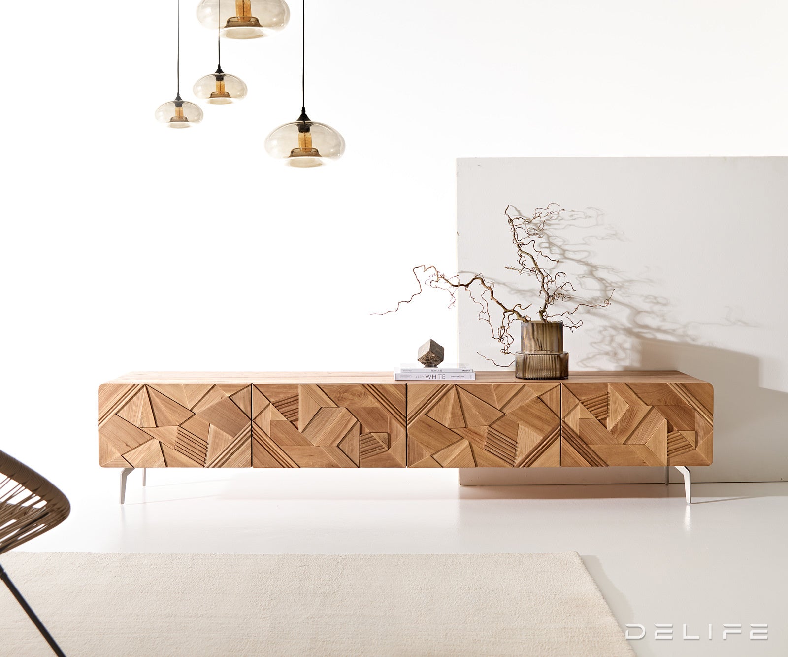 TV omarica Eldoria 220 cm, material: brest