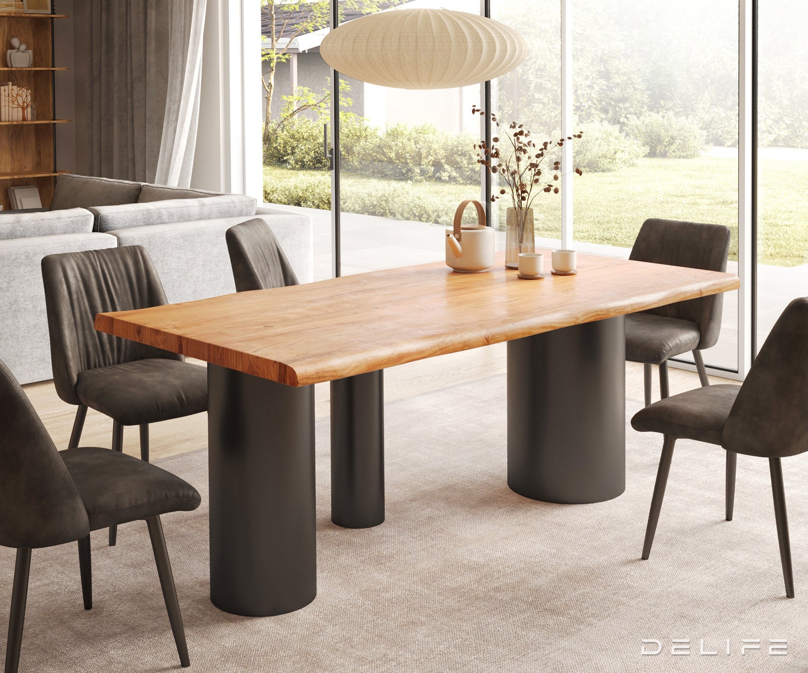 Jedilna miza Rob 200x100cm, Material: Hrast