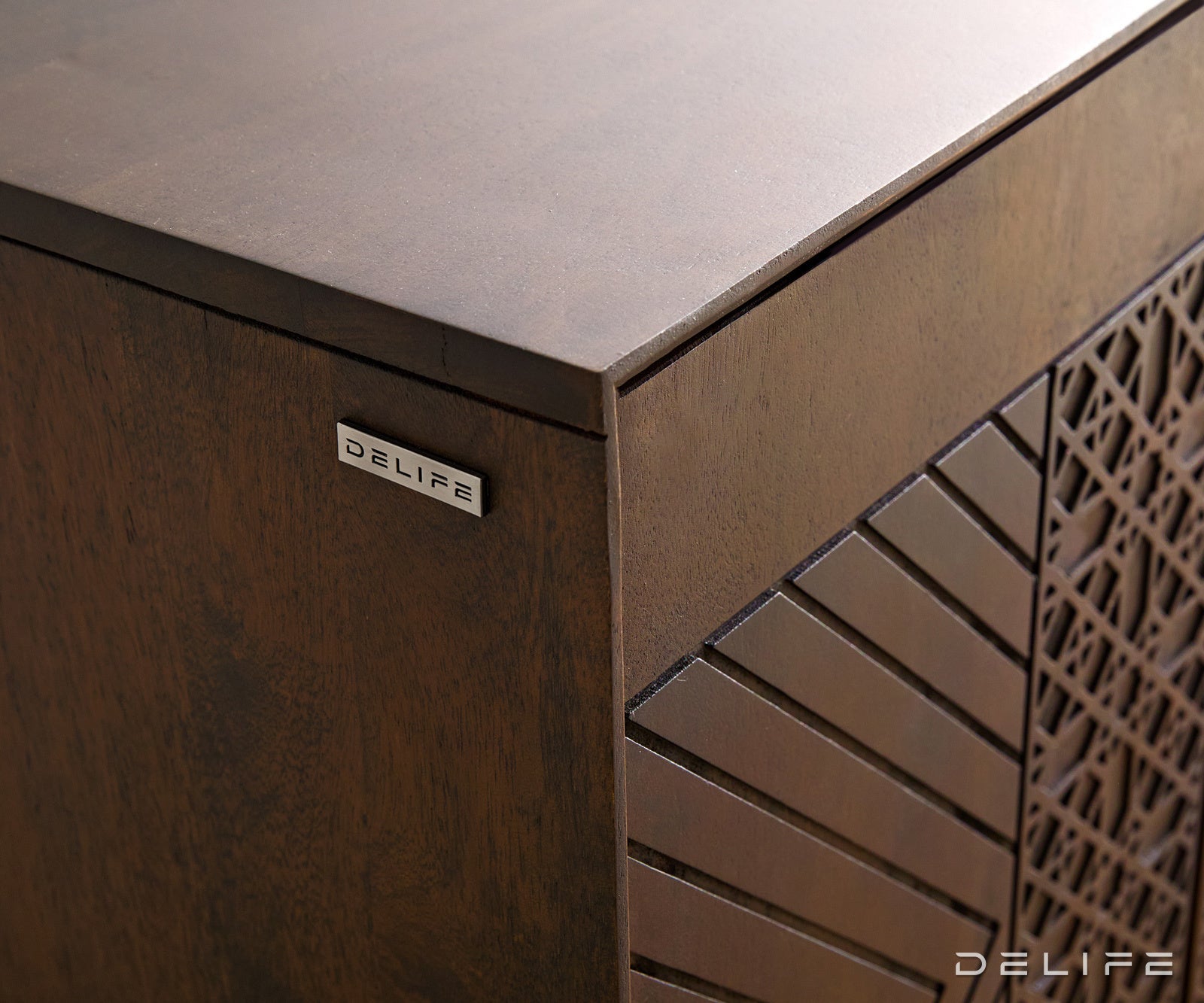 Komoda Manjula 200x35cm, Material: Mango