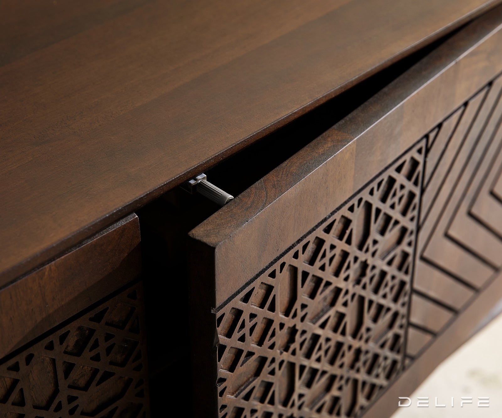 Komoda Manjula 172x40cm, Material: Mango