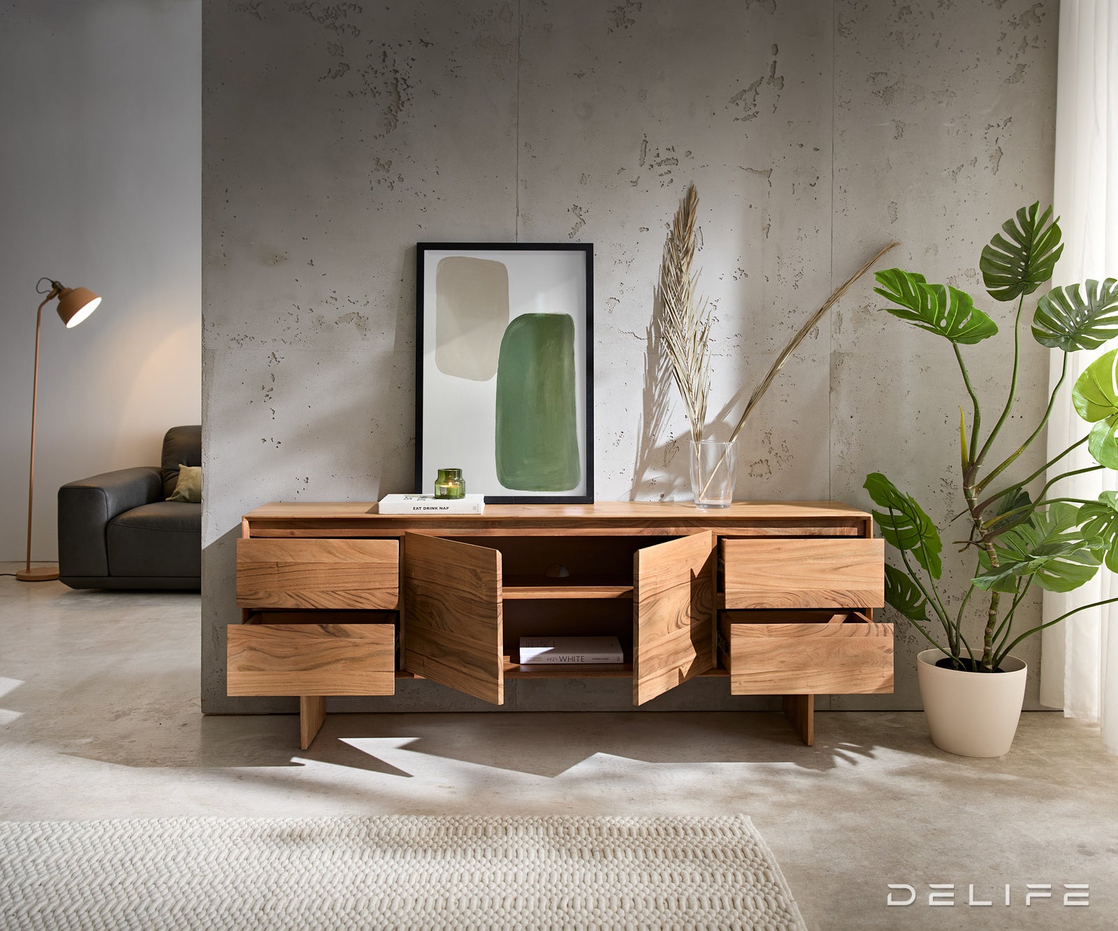 Predalnik Elandor 175x35cm, Material: Akacija