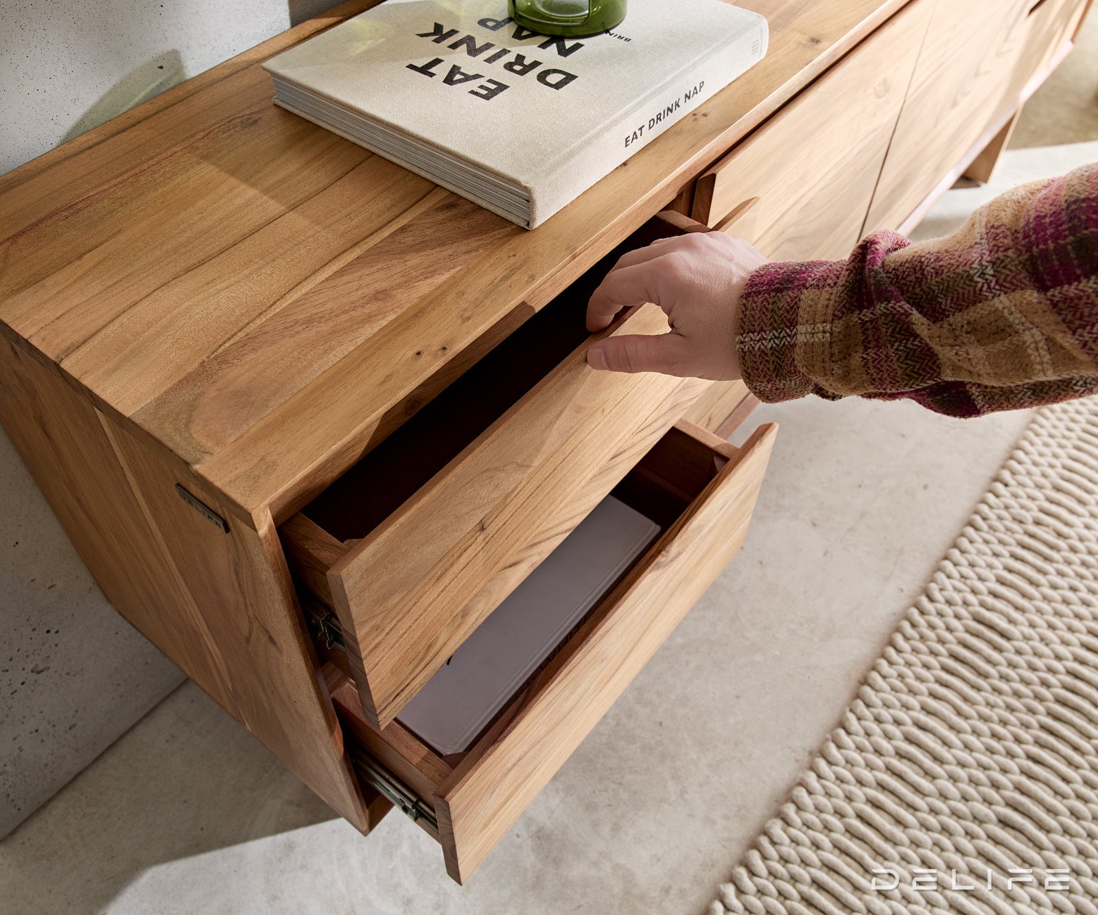 Predalnik Elandor 175x35cm, Material: Akacija