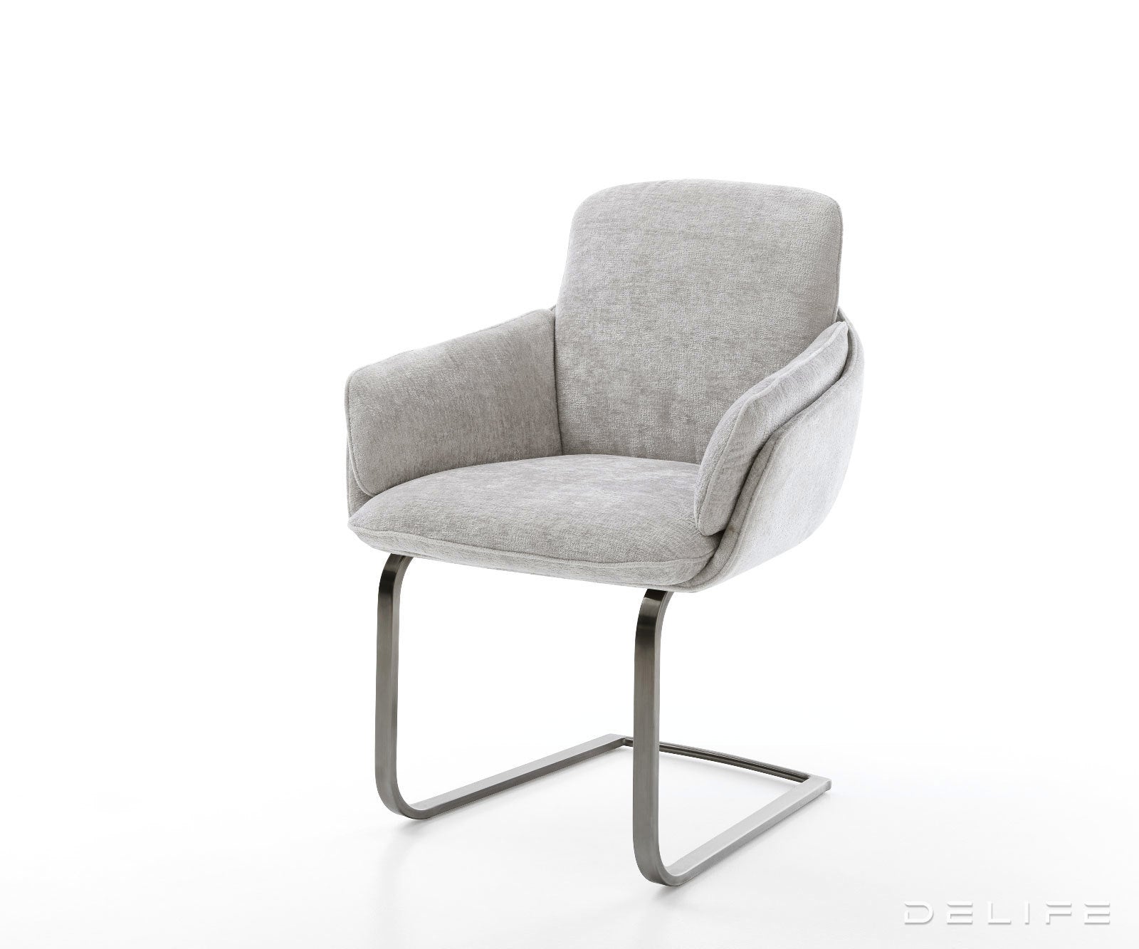 Jedilniški stol Luan, material: chenille