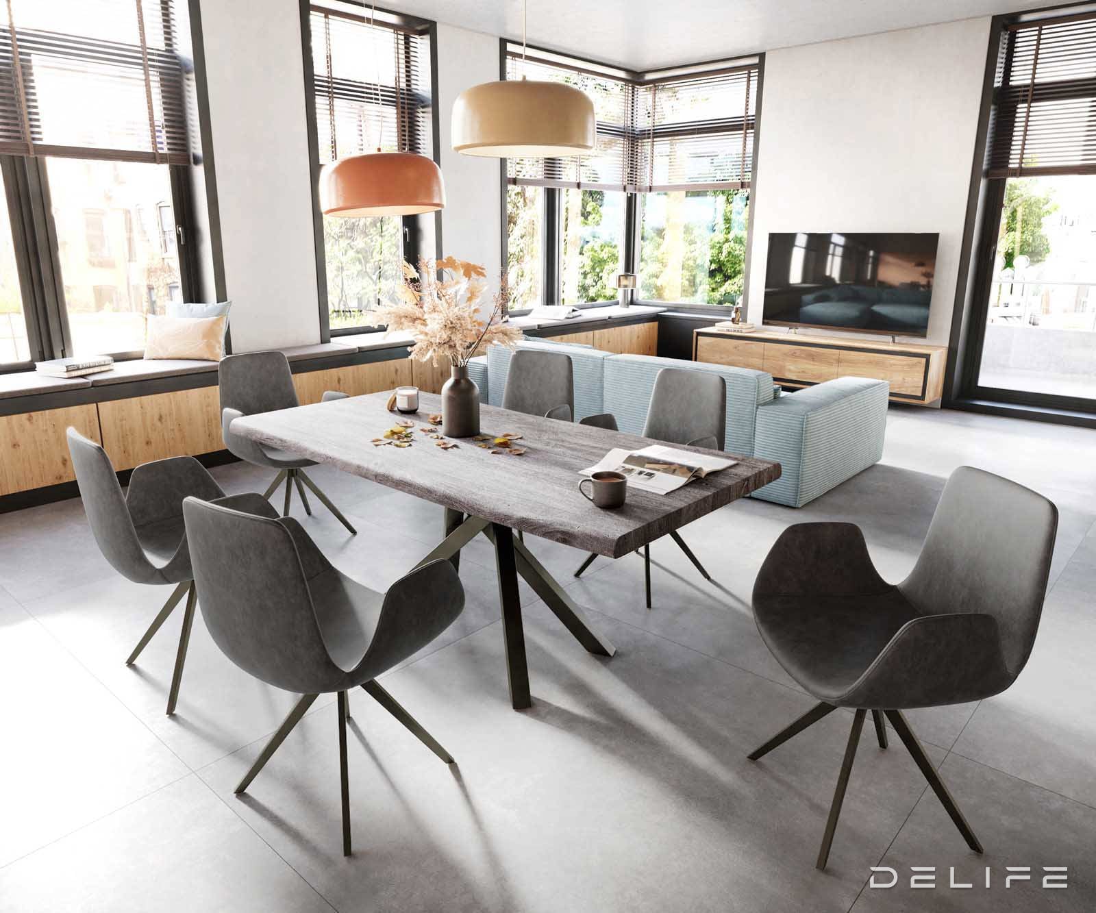 Jedilni stol Ilia, Material: Mikrofibra