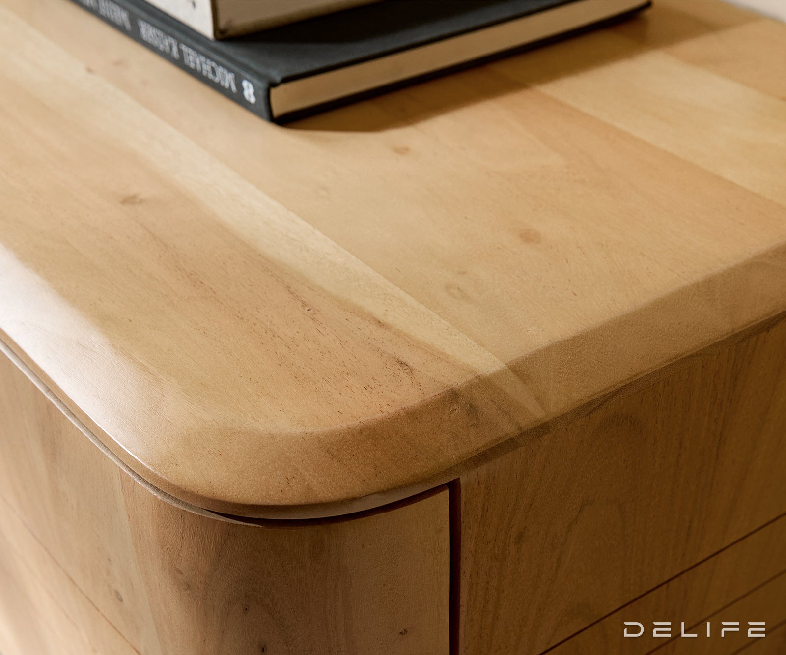 Predalnik Nagaru 200 cm, Material: Akacija