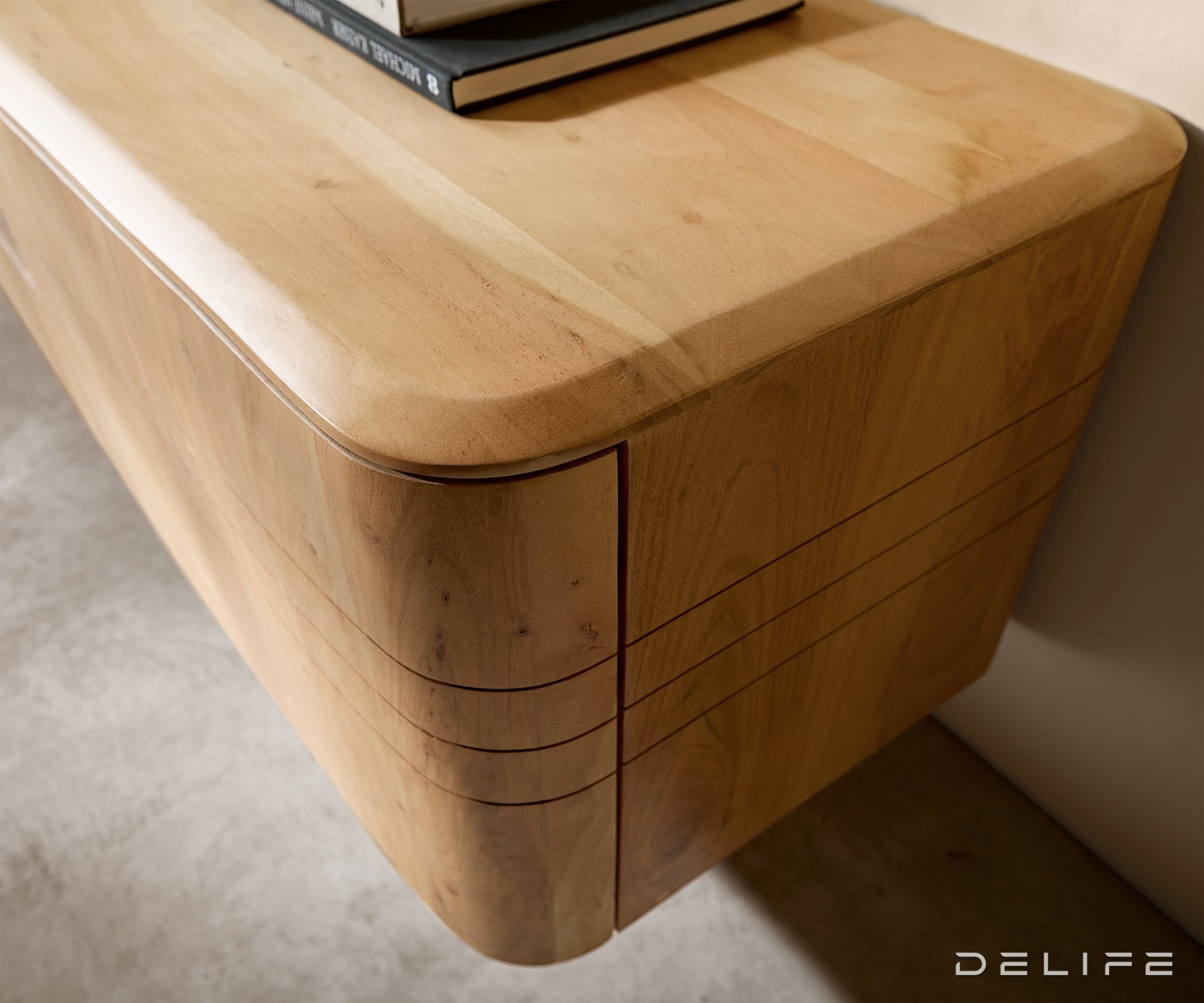 TV omarica Nagaru 240 cm, Material: akacija