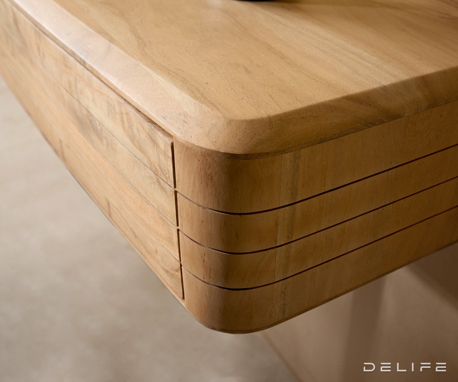 Konzolna mizica Nagaru 125x48cm, Material: Akacija