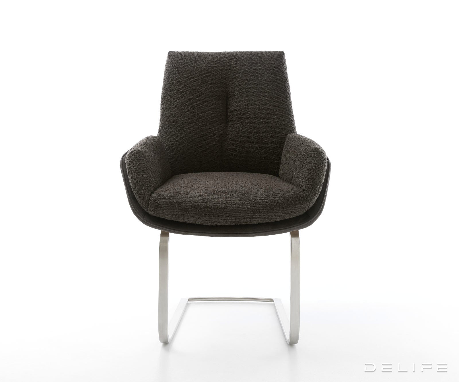 Jedilni stol Clea, material: mikrofibra/bukle