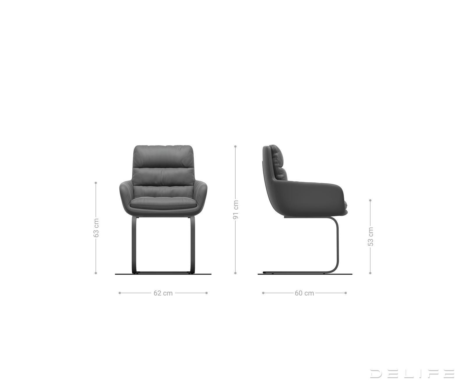 Jedilni stol Abelia, Material: Šenil