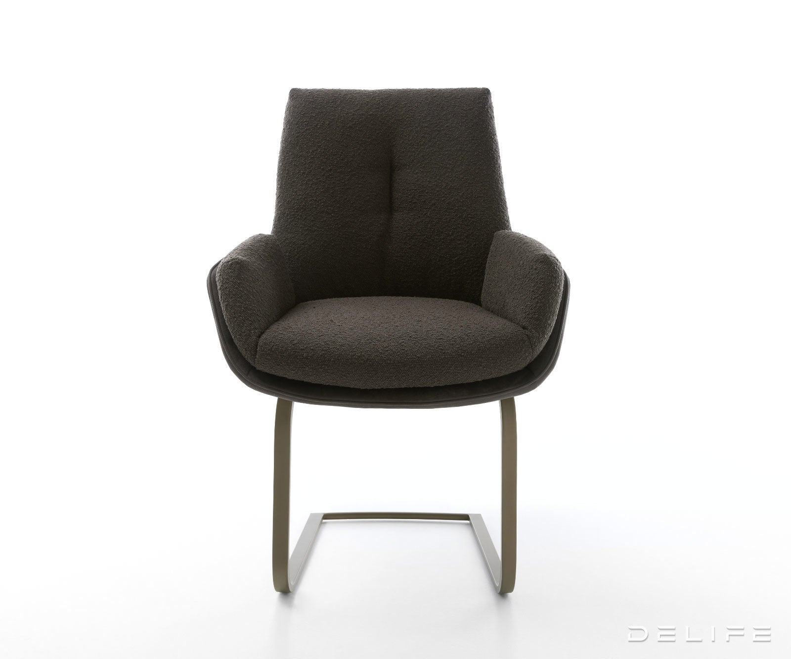 Jedilni stol Clea, material: mikrofibra/bukle