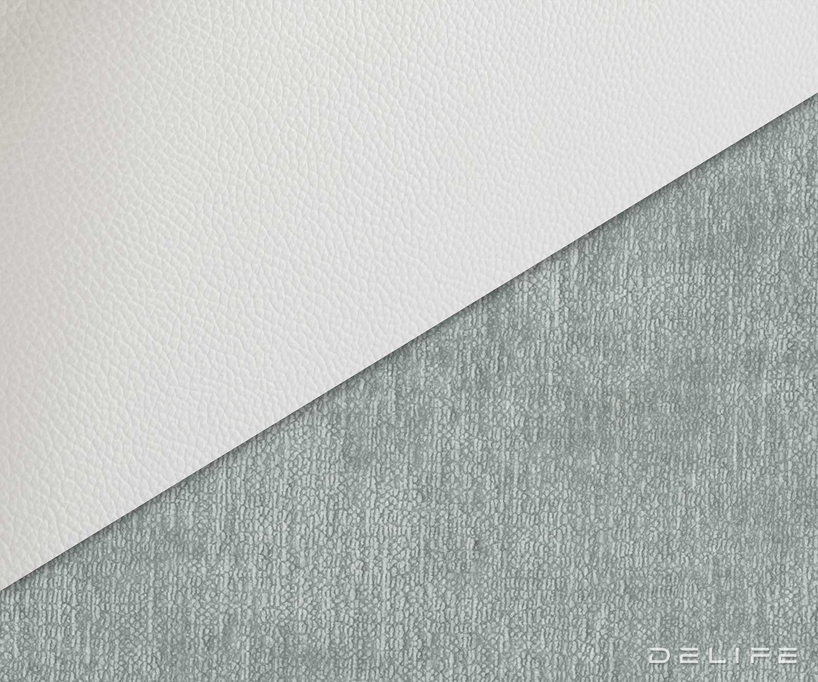 Jedilniški stol Luan, material: chenille/koža