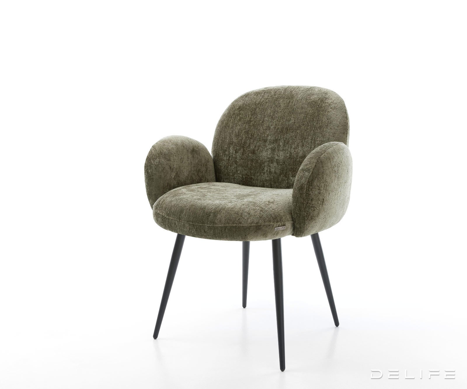 Jedilni stol Nube-Flex, material: šenil