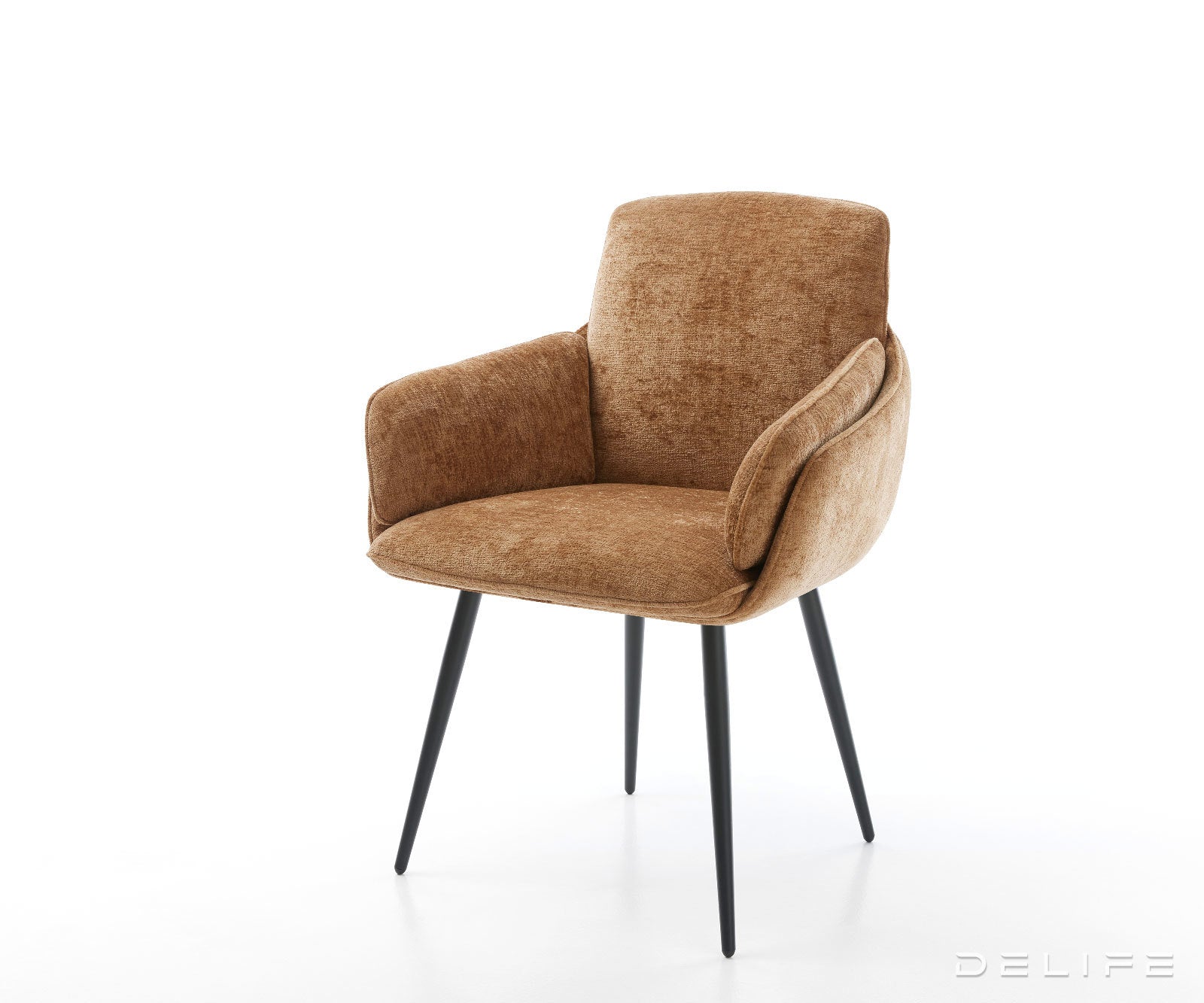 Jedilni stol Luan, material: šenil