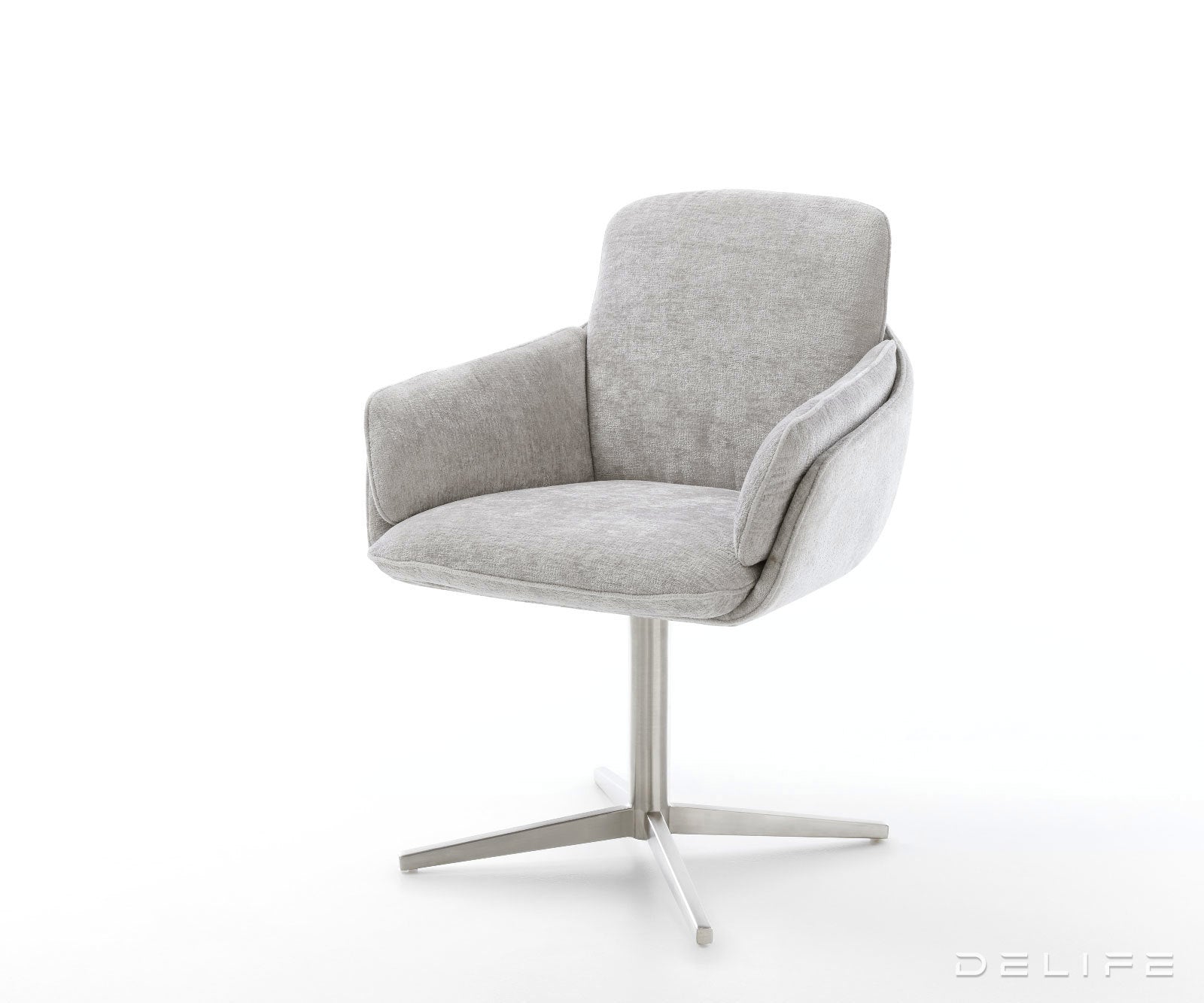 Jedilniški stol Luan, material: chenille