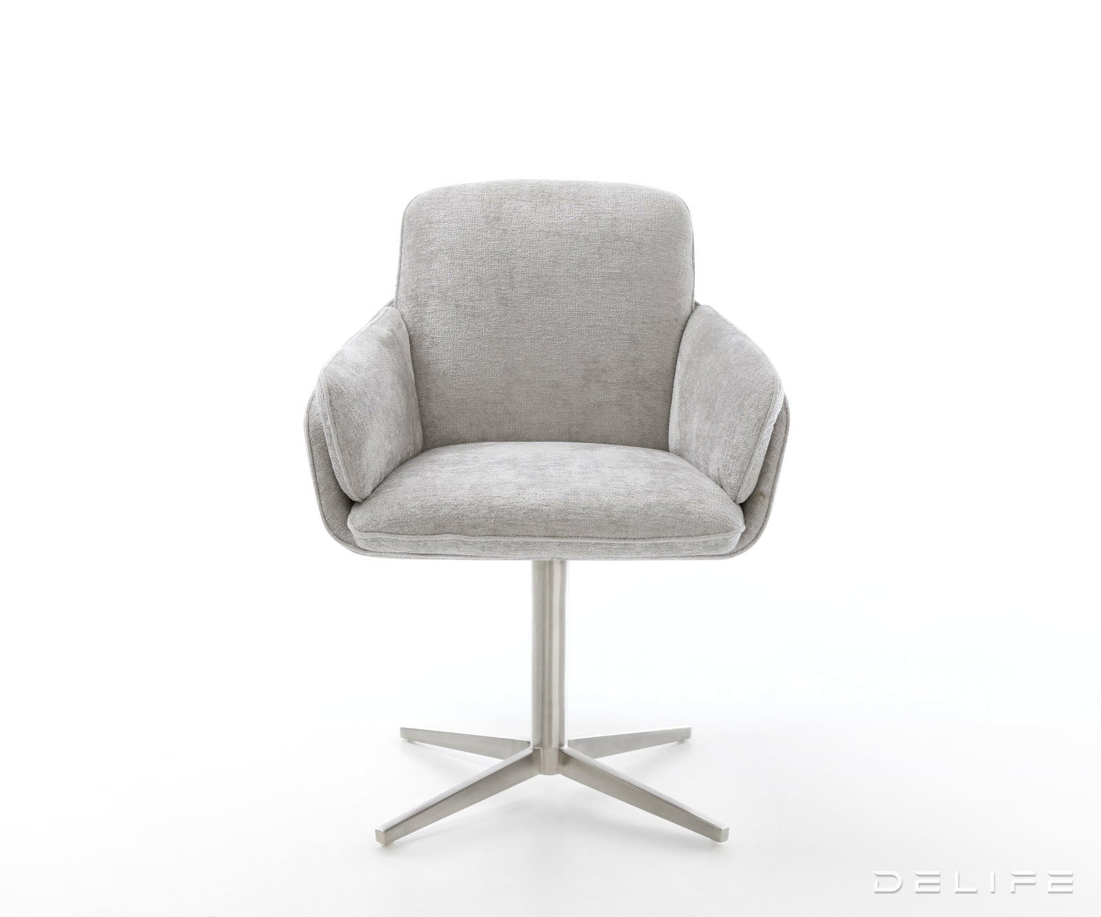 Jedilniški stol Luan, material: chenille