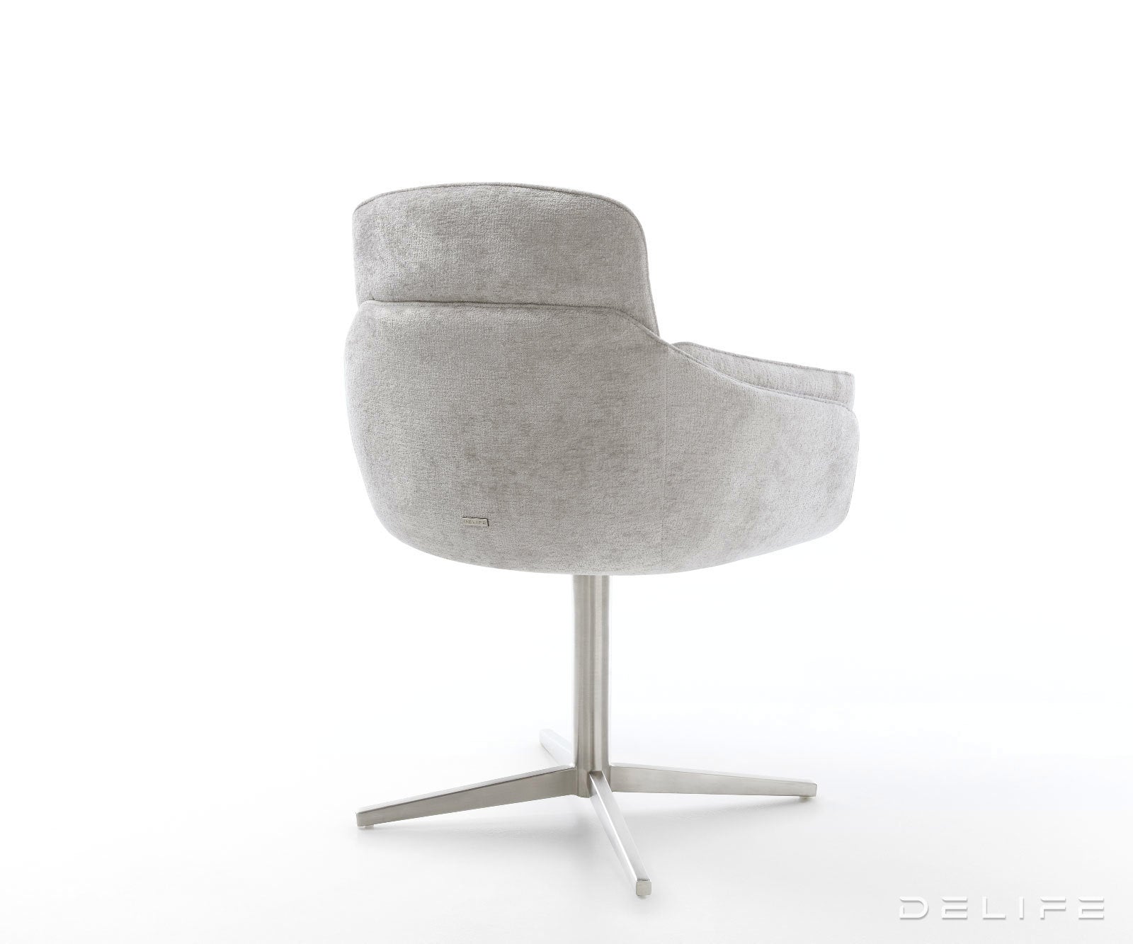 Jedilniški stol Luan, material: chenille