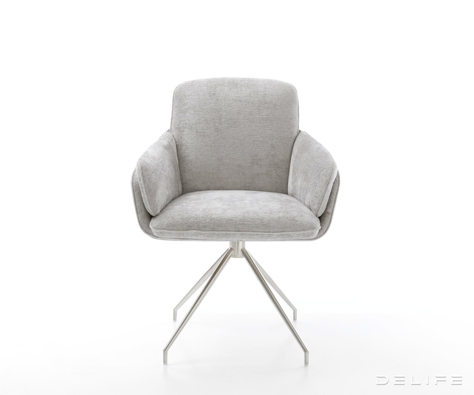 Jedilniški stol Luan, material: chenille