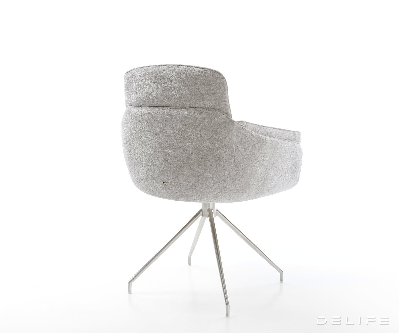 Jedilniški stol Luan, material: chenille