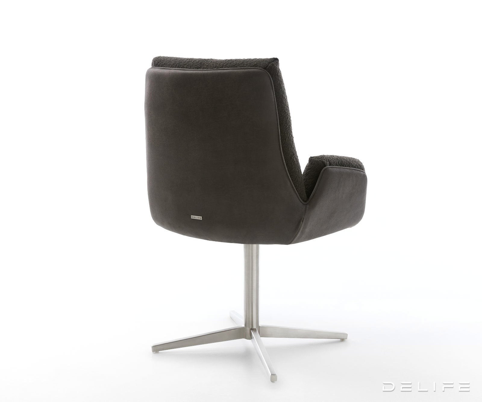 Jedilni stol Clea, material: mikrofibra/bukle