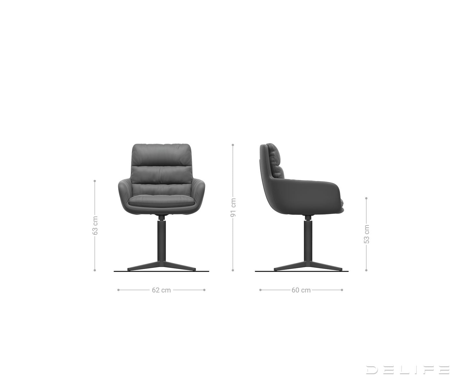 Jedilni stol Abelia, Material: Šenil