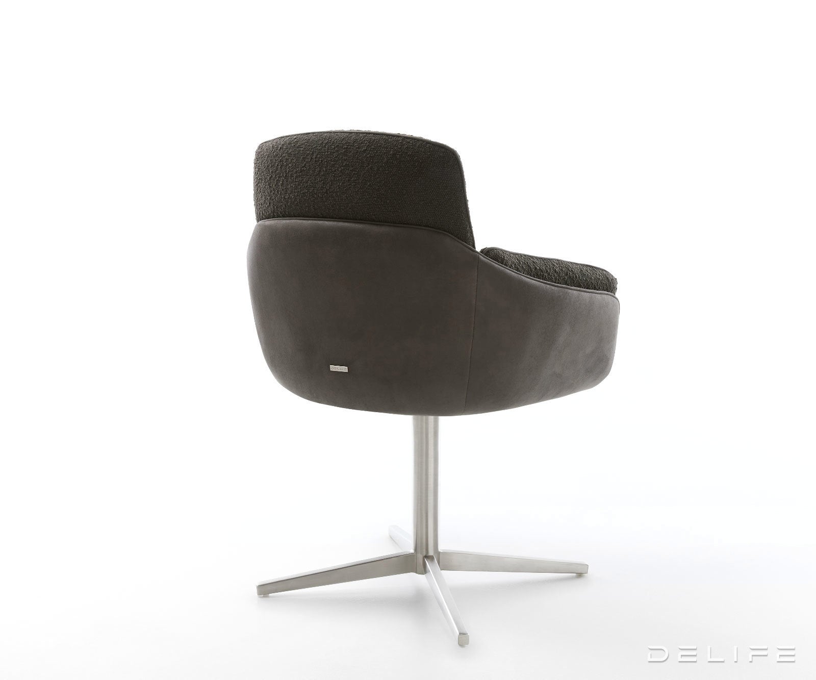 Jedilniški stol Luan, material: boucle/mikrovlakna