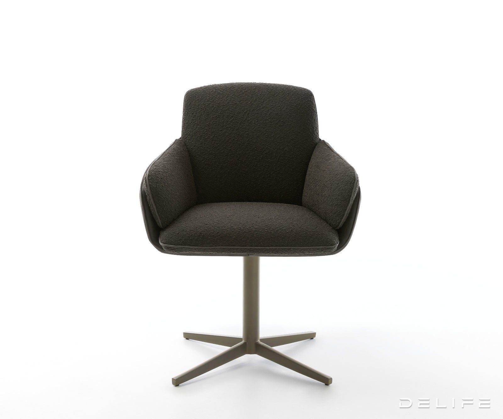 Jedilniški stol Luan, material: boucle/mikrovlakna