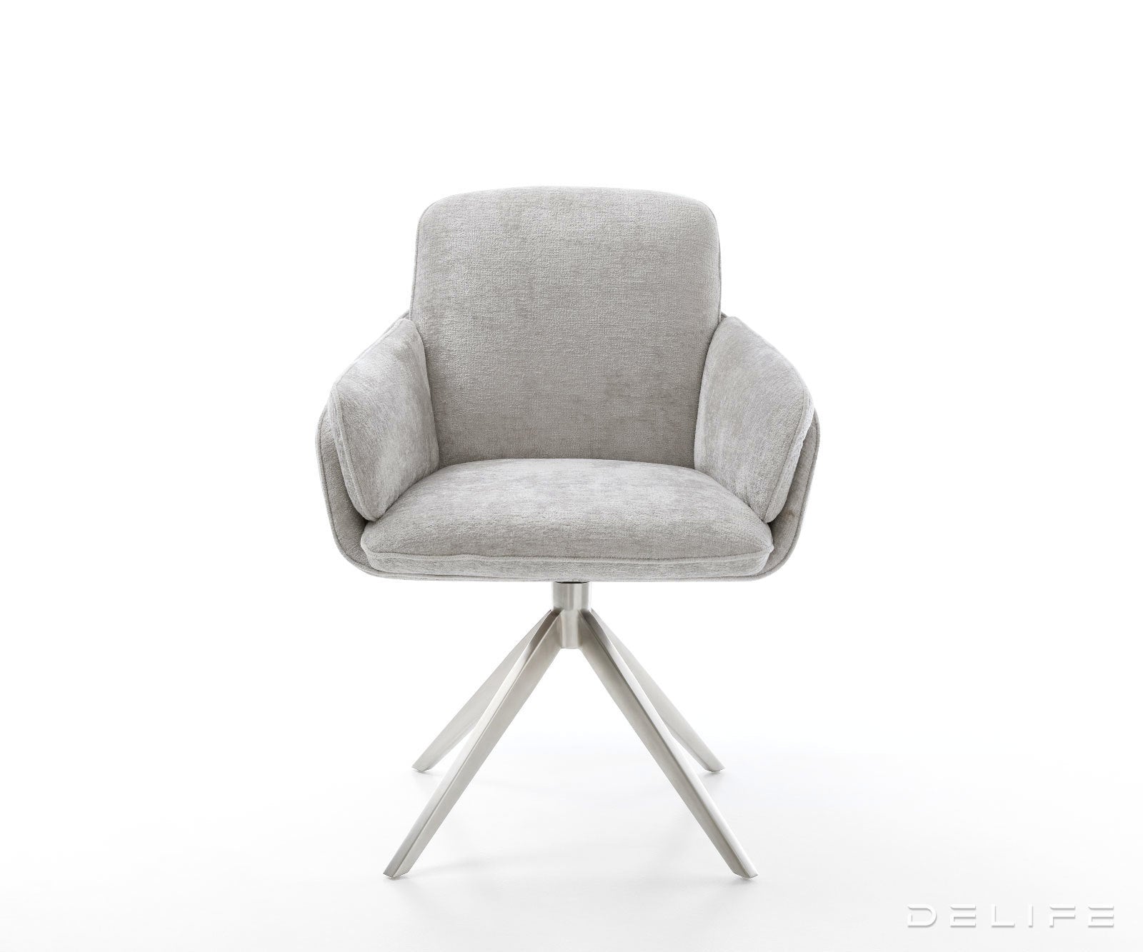 Jedilniški stol Luan, material: chenille