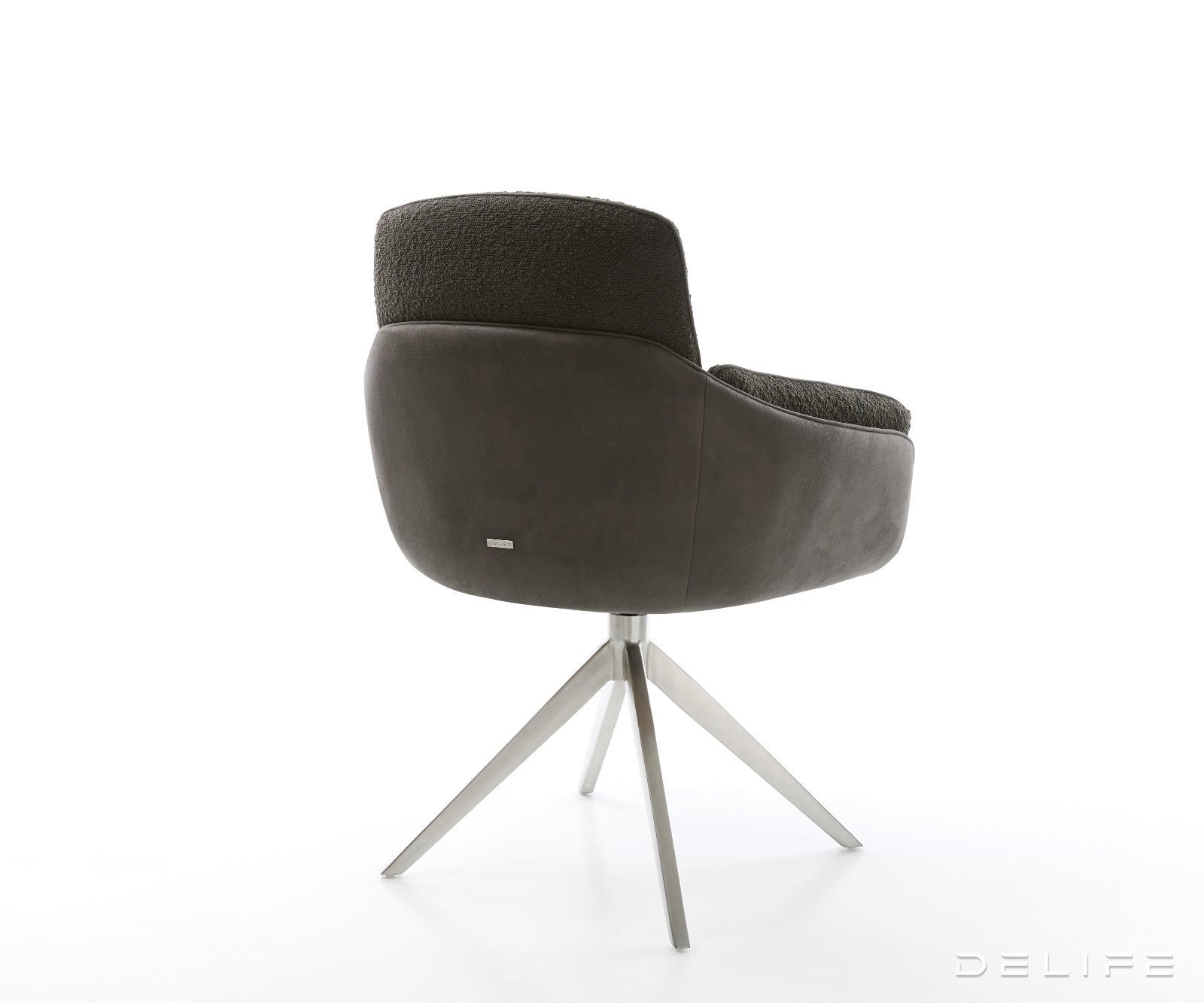 Jedilniški stol Luan, material: boucle/mikrovlakna