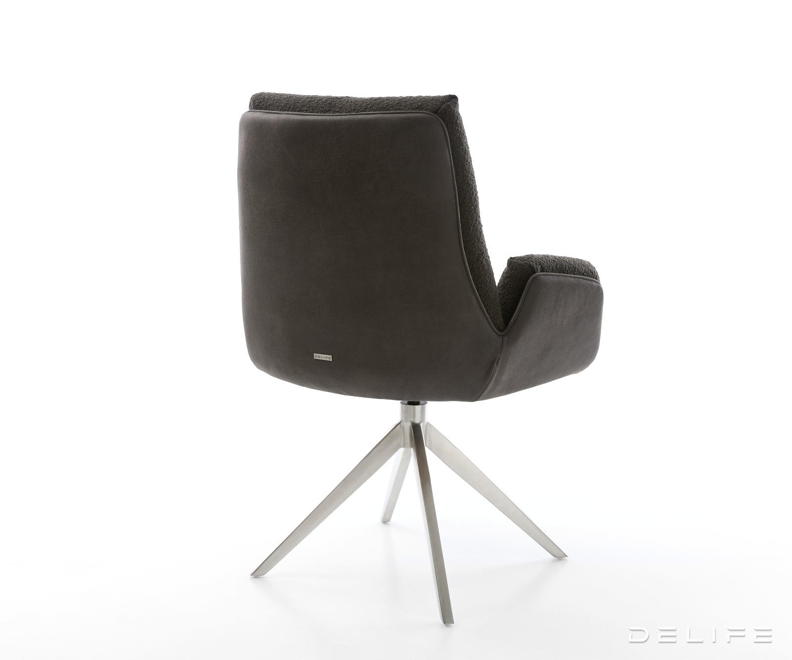 Jedilni stol Clea, material: mikrofibra/bukle