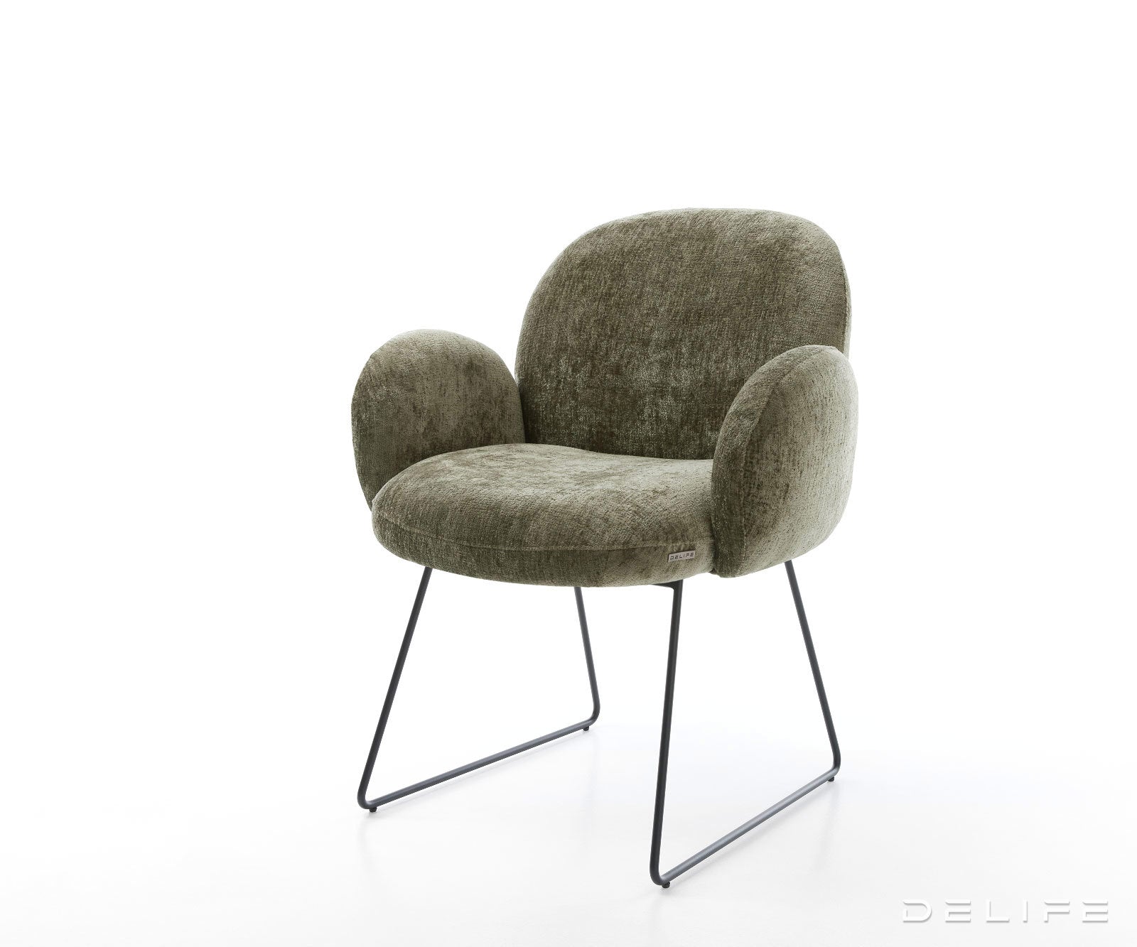 Jedilni stol Nube-Flex, material: šenil