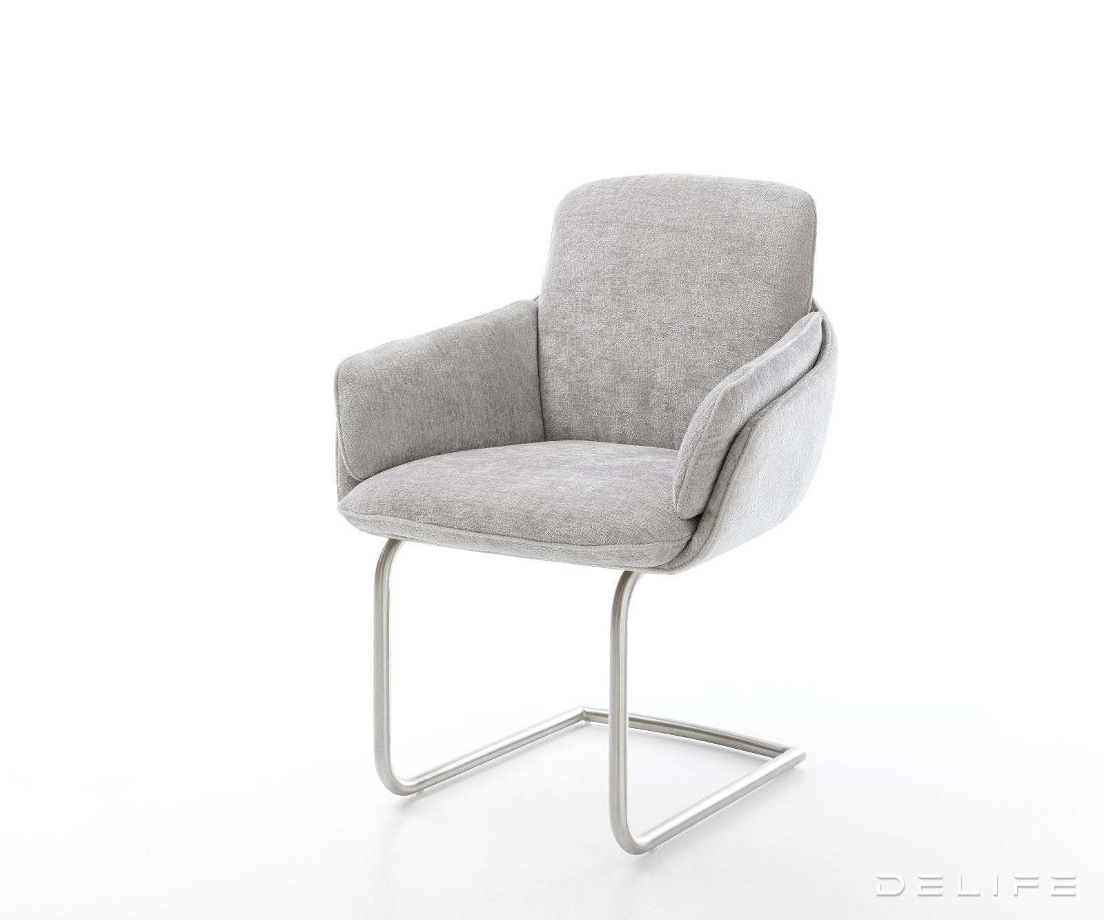 Jedilniški stol Luan, material: chenille