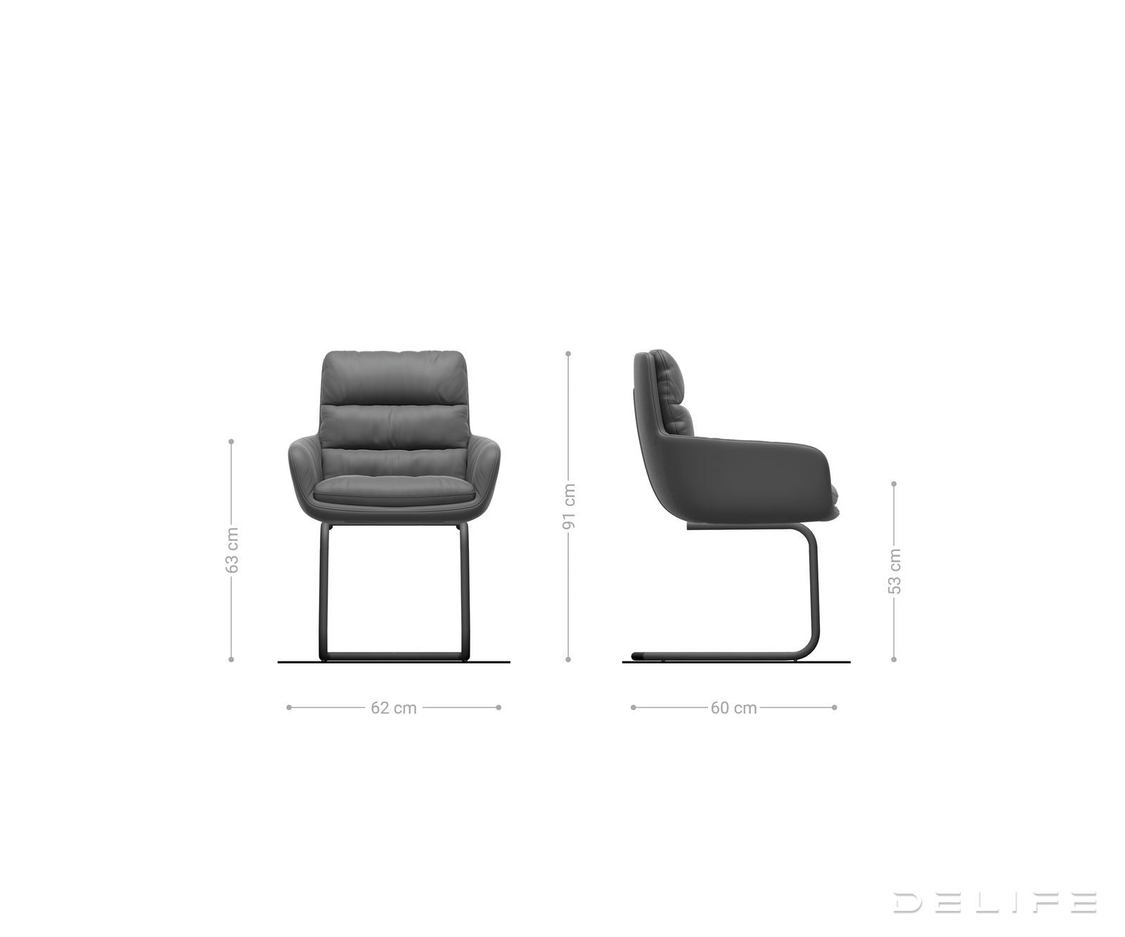 Jedilni stol Abelia, Material: Šenil