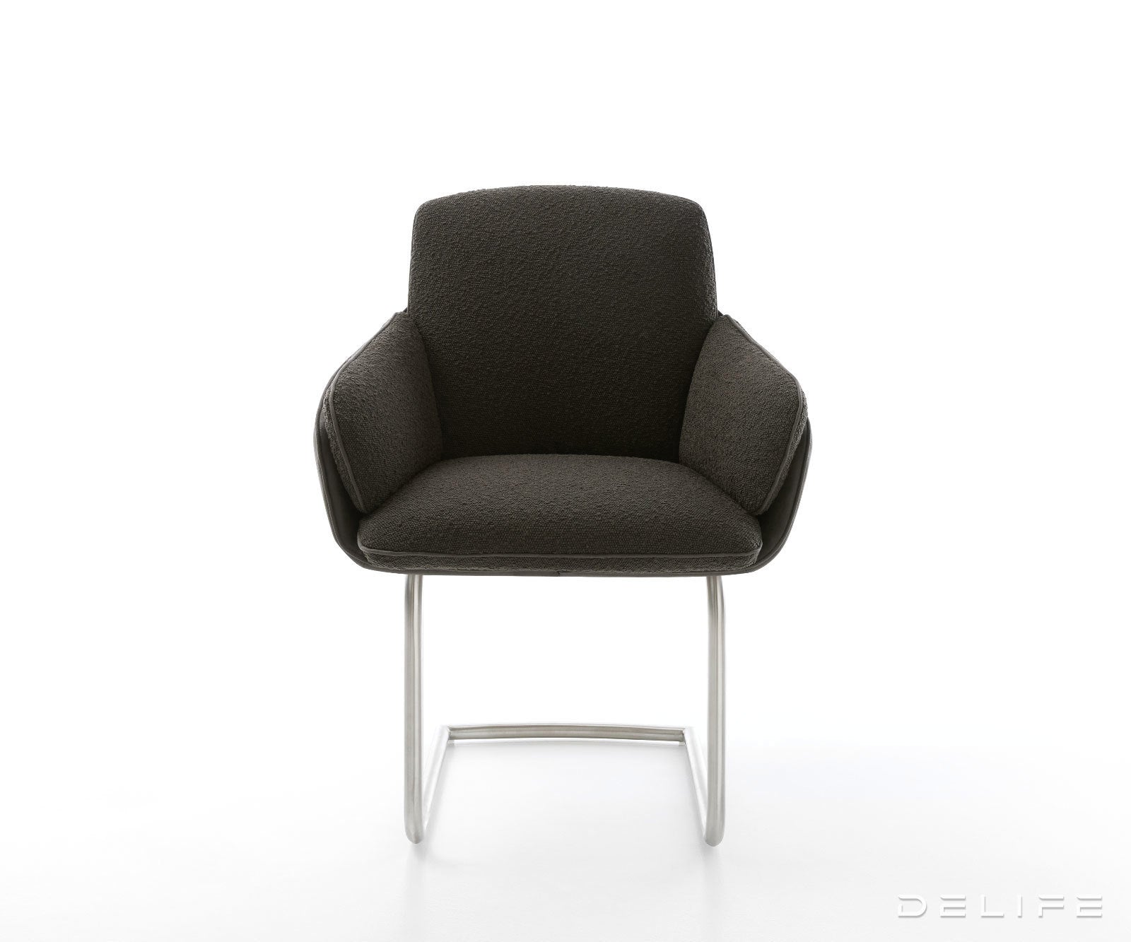 Jedilniški stol Luan, material: boucle/mikrovlakna