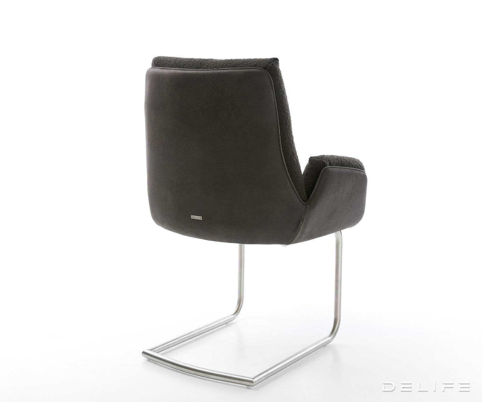 Jedilni stol Clea, material: mikrofibra/bukle