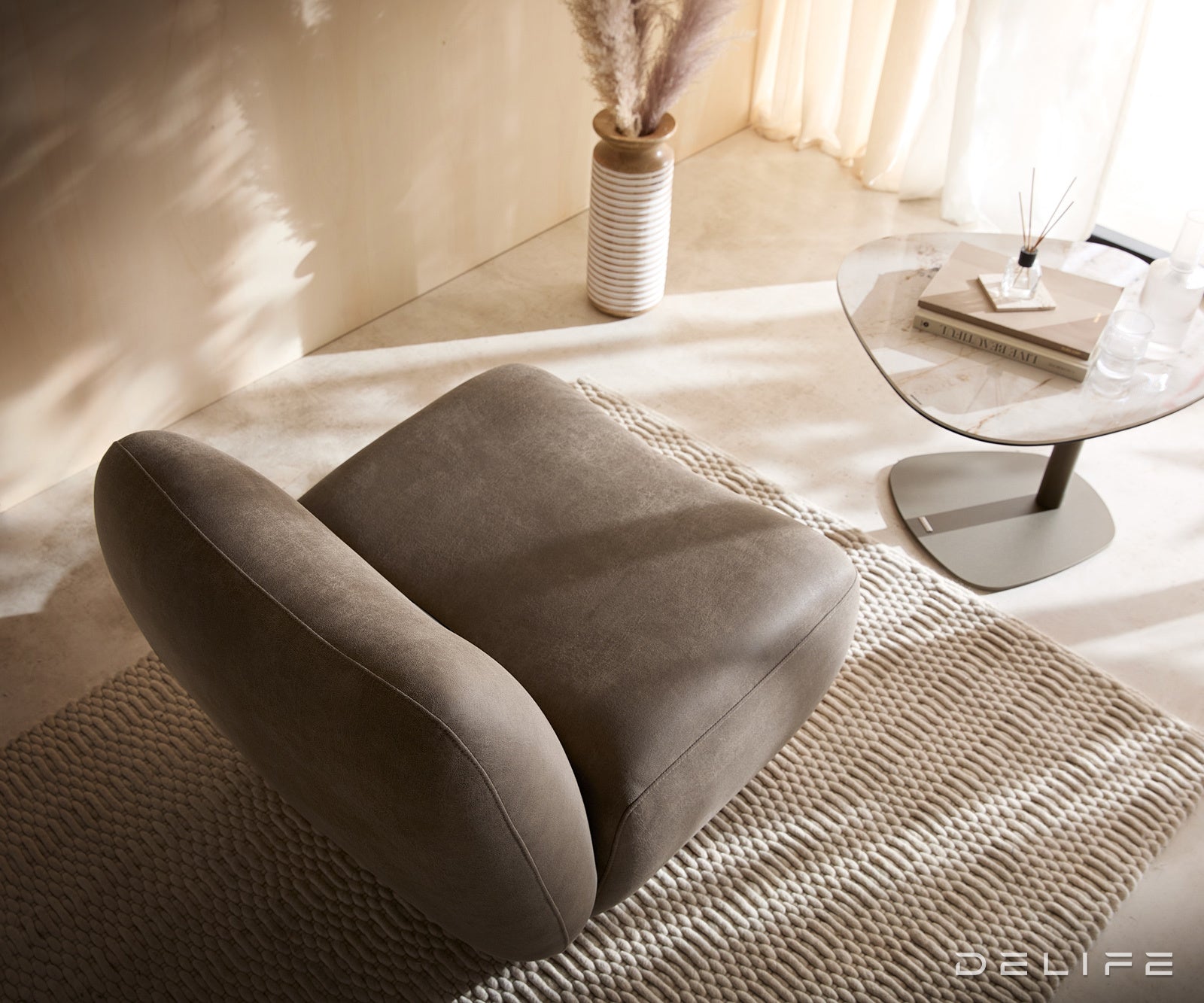 Fotelja Zena 75x84cm, Material: Mikrofibra