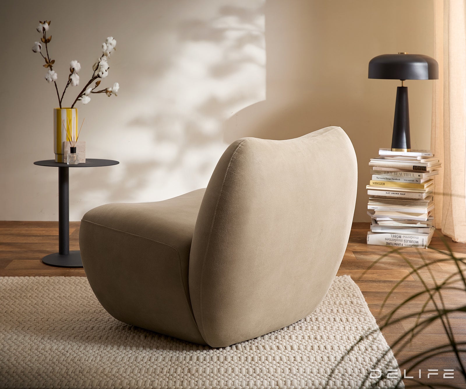 Fotelja Zena 75x84cm, Material: Mikrofibra