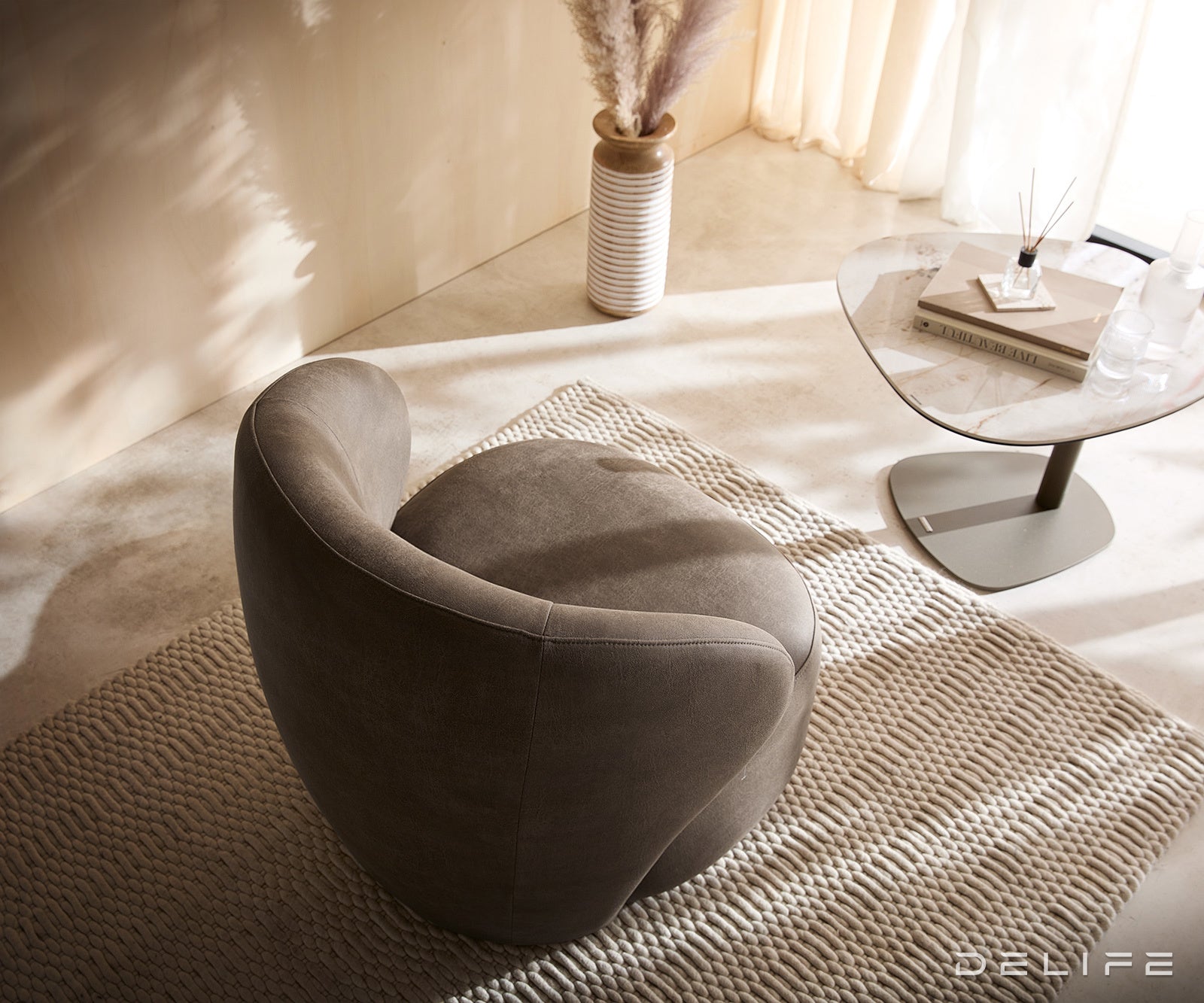 Fotelja Pulo, 79x78cm, Material: Mikrofibra